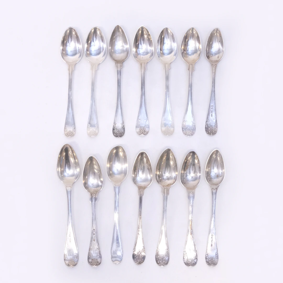 SKEDAR, SILVER, 1700- OCH 1800-TAL, 14 DELAR.