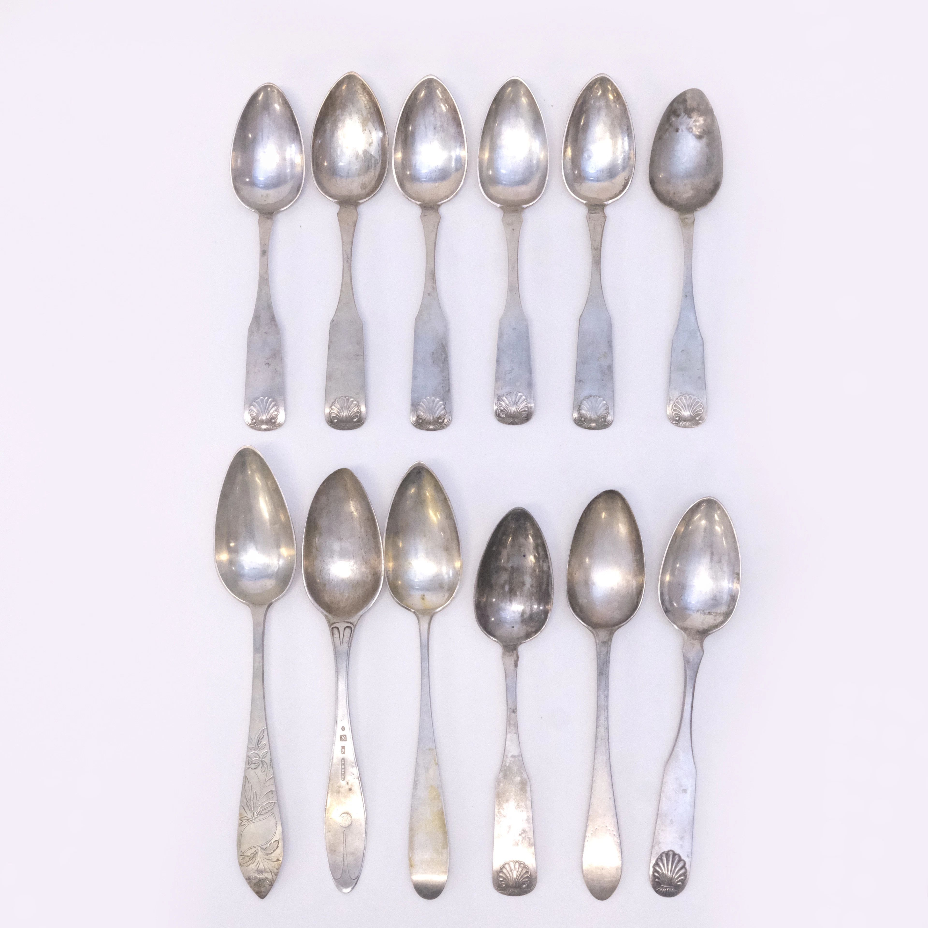 12 SKEDAR, SILVER, 1800-TAL.