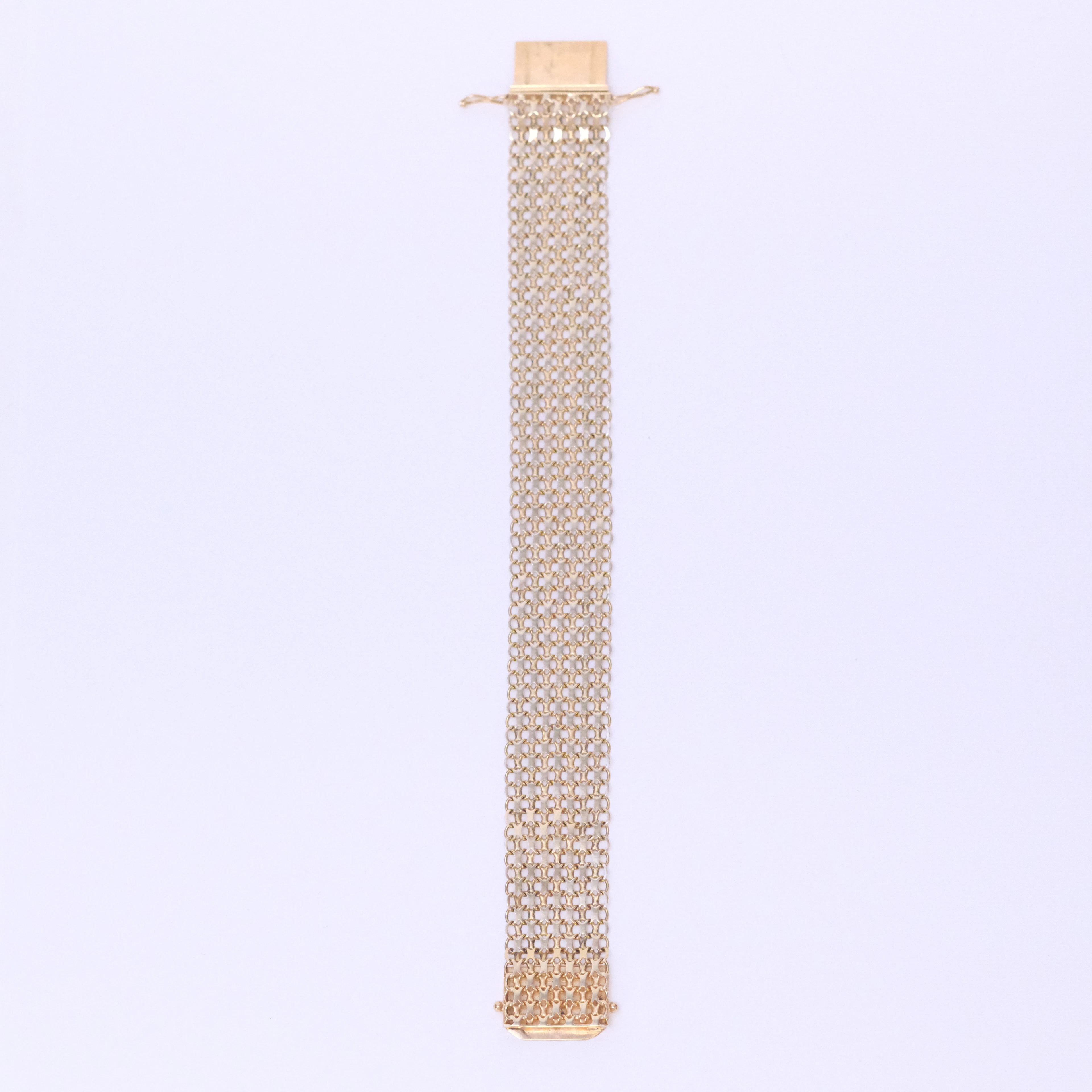 ARMBAND, X-LÄNK, 18K GULD.