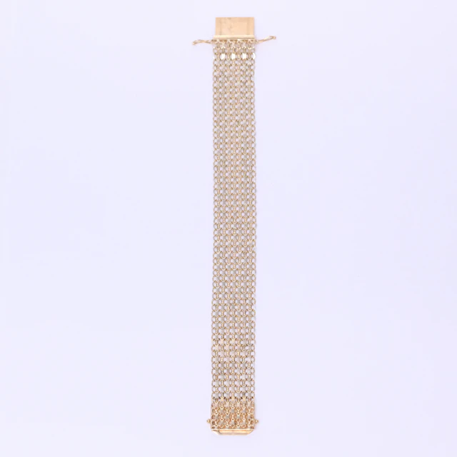 ARMBAND, 18K GULD, X-LÄNK.