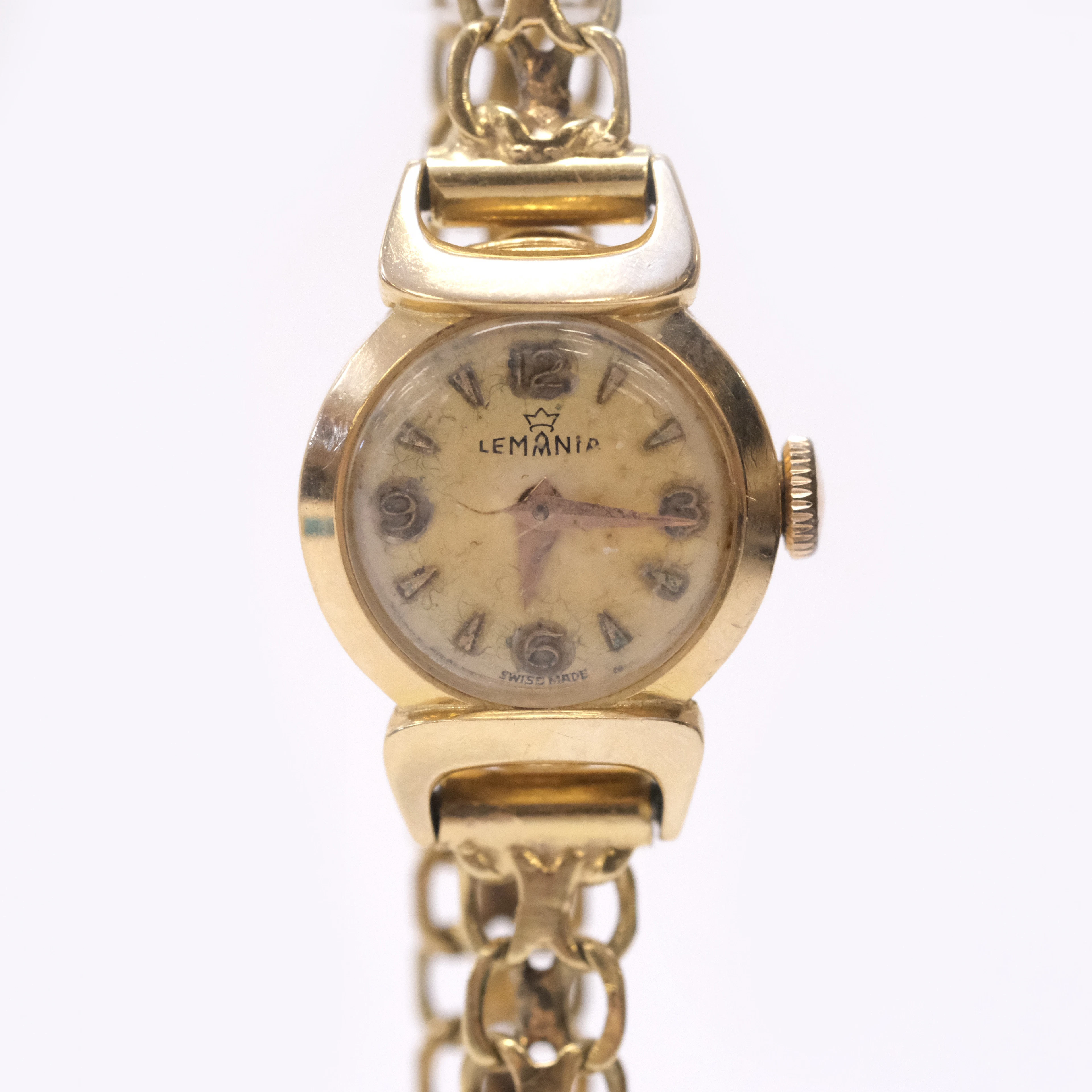 LEMANIA DAMARMBANDSUR 18 K GULD.