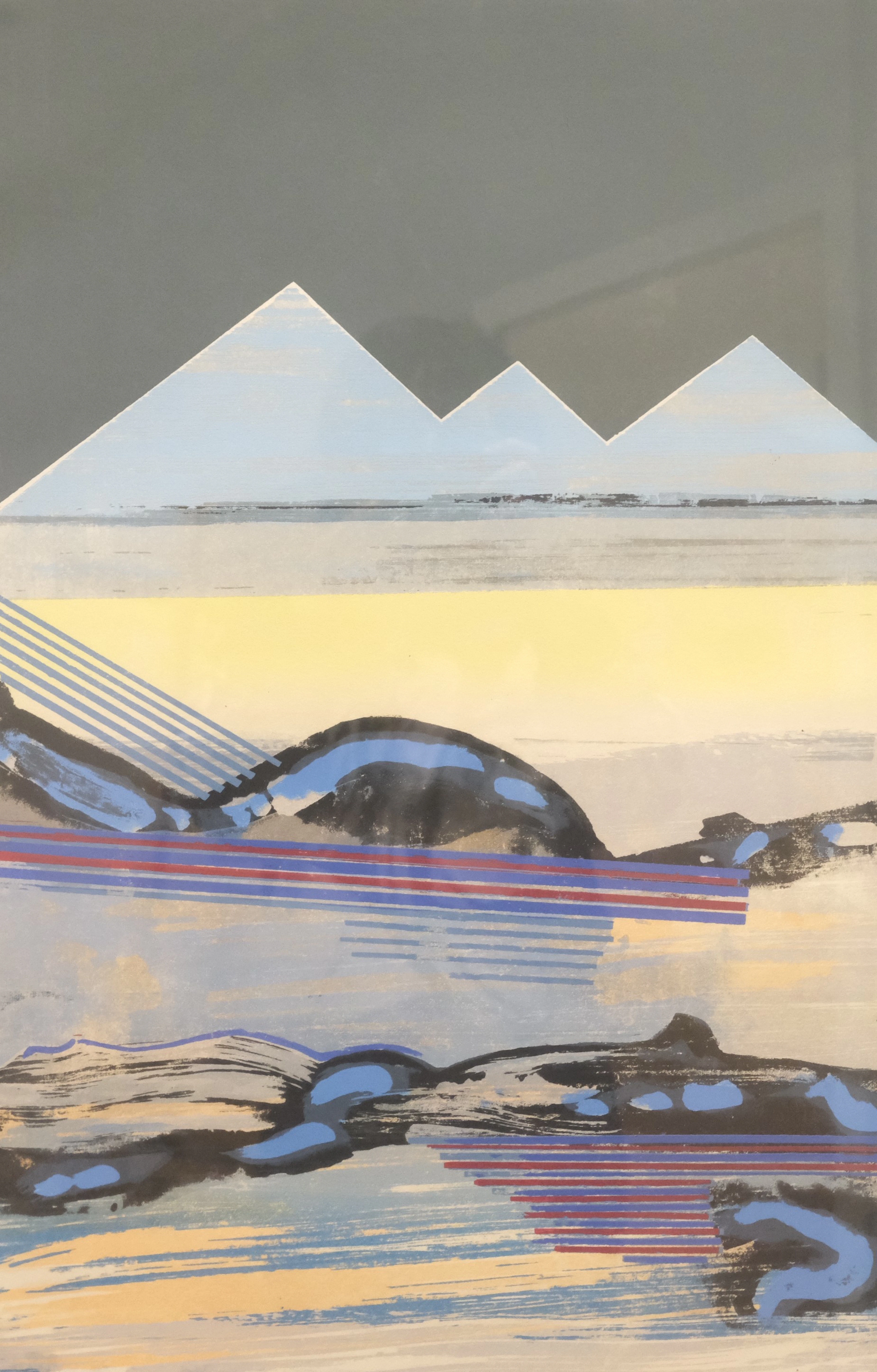 HARDY STRID. FÄRGSERIGRAFI, LANDSKAP.