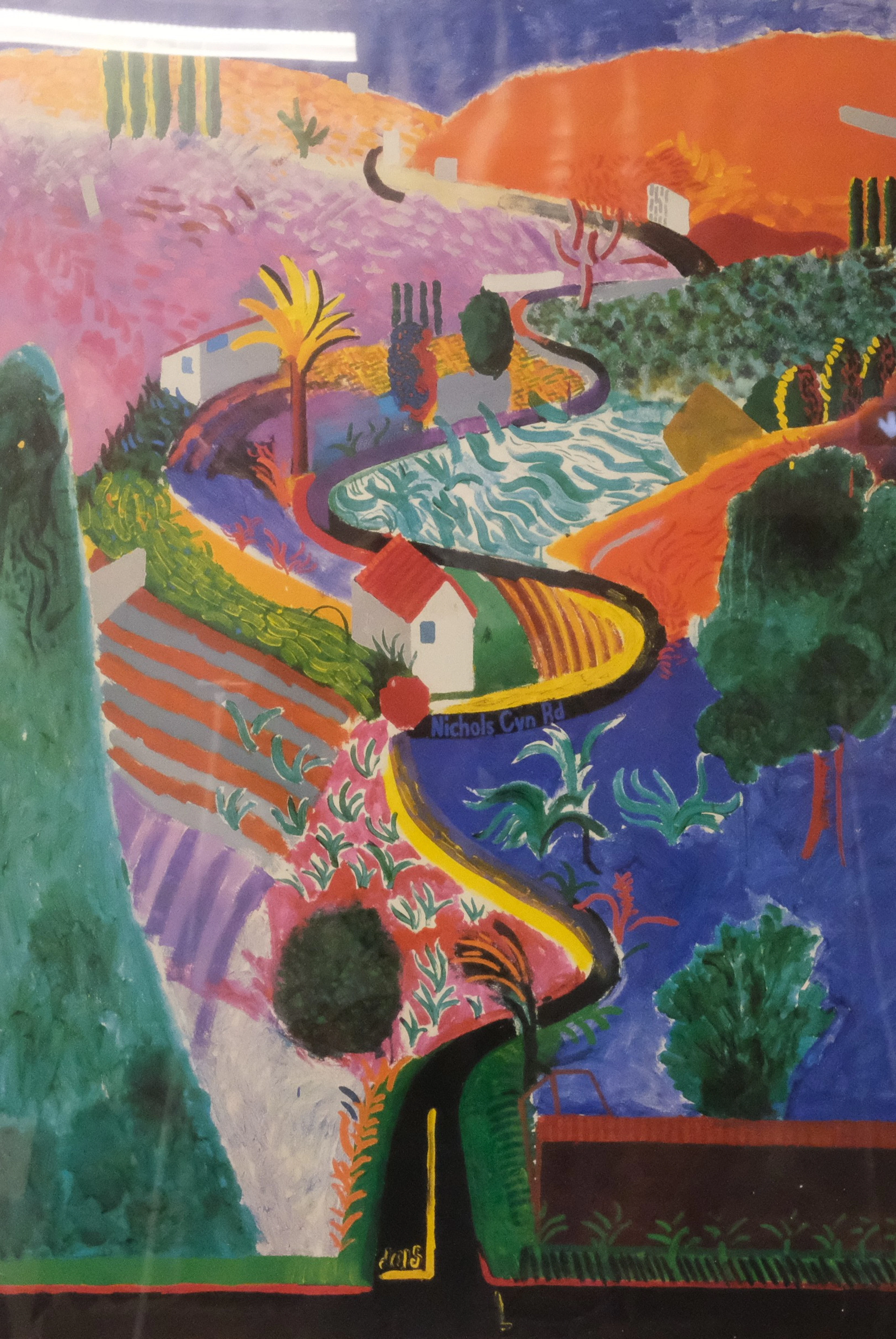 UTSTÄLLNINGSAFFISCH, DAVID HOCKNEY, THE METROPOLITAN MUSEUM OF ART 1988.