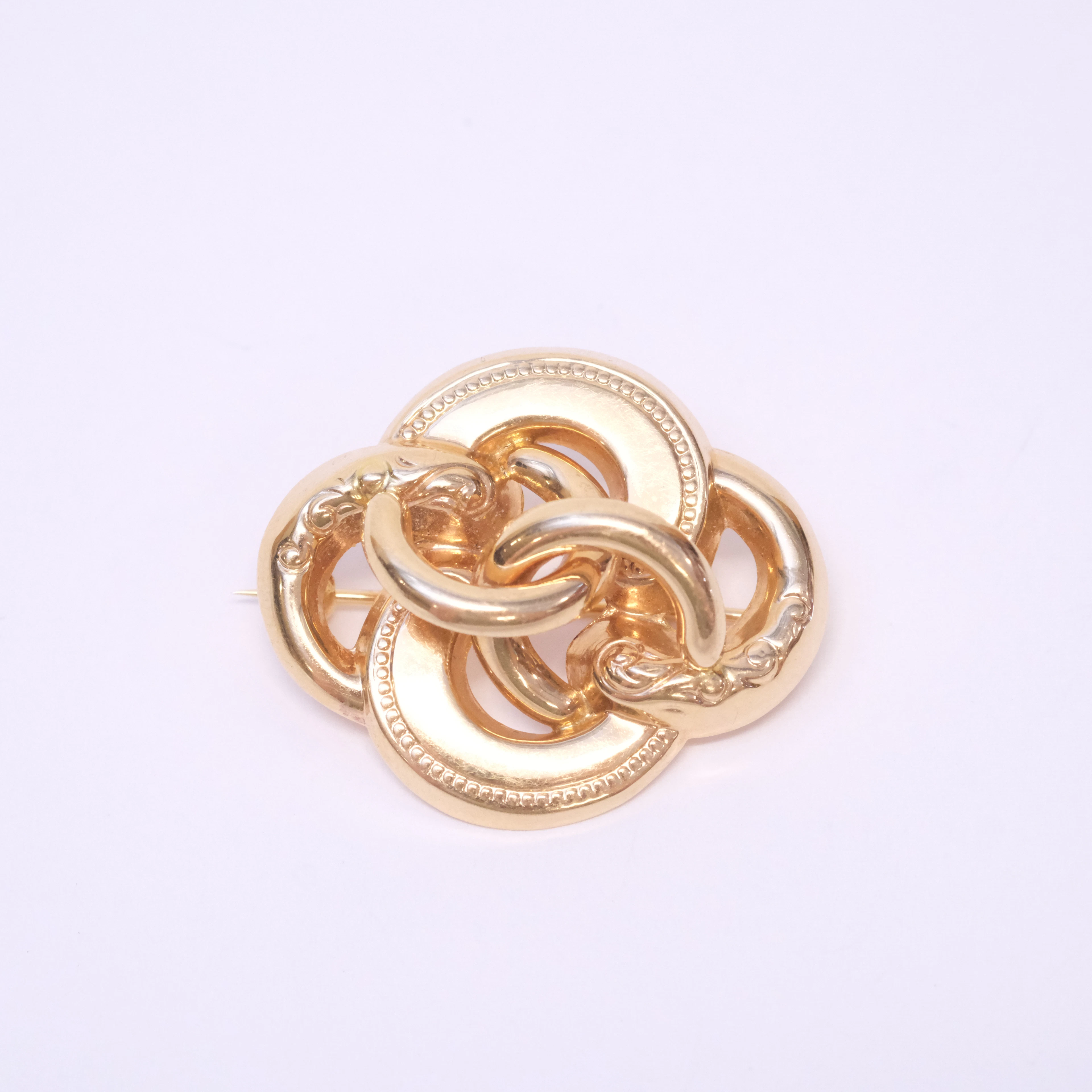 BROSCH, 18K GULD.