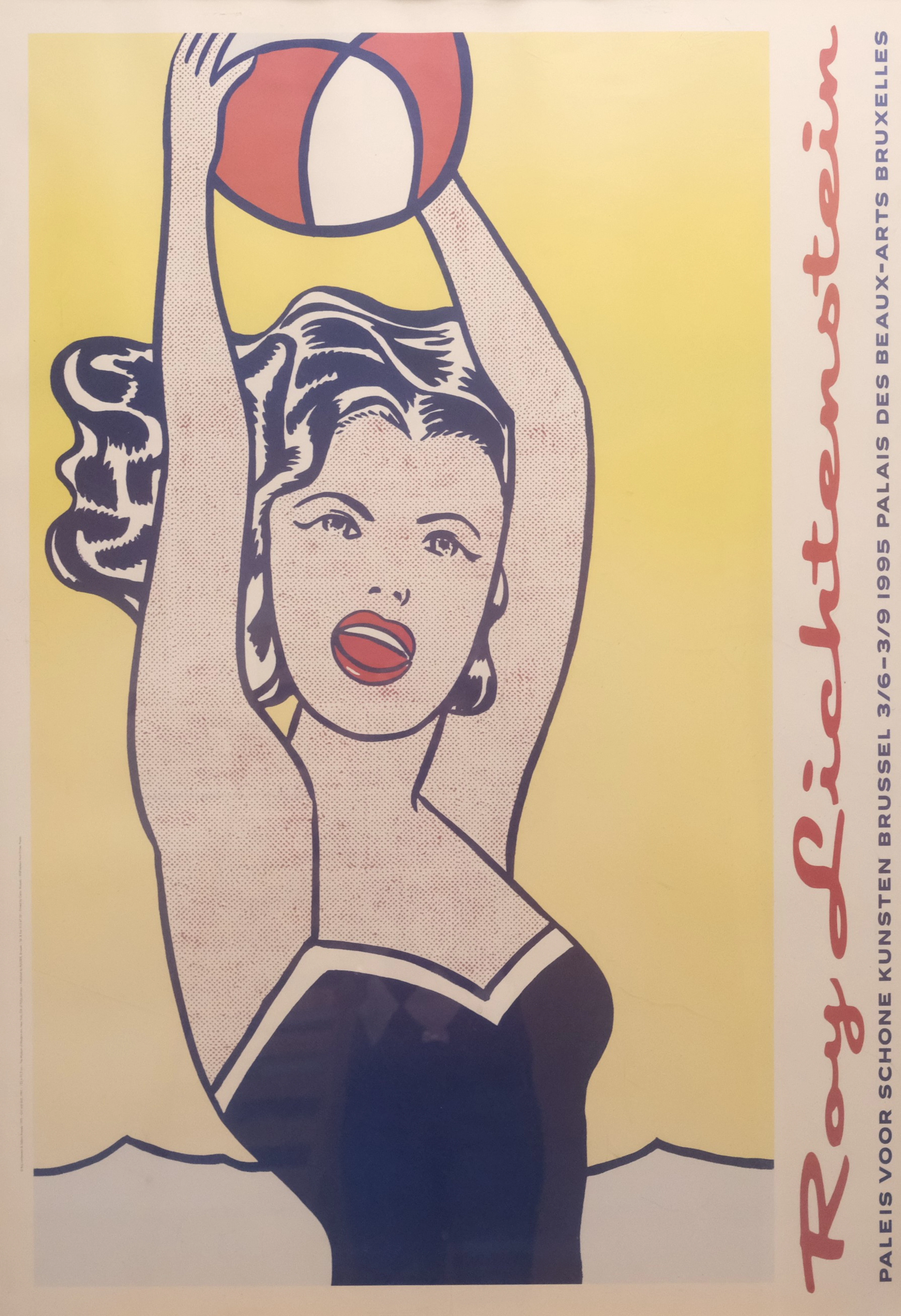 UTSTÄLLNINGSAFFISCH, ROY LICHTENSTEIN.