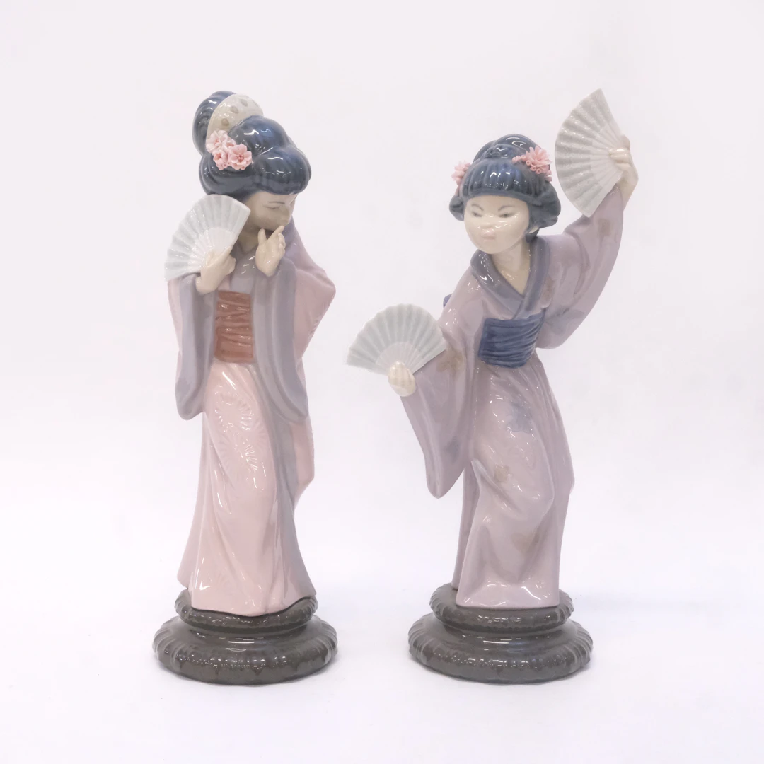 LLADRO, TVÅ FIGURINER.