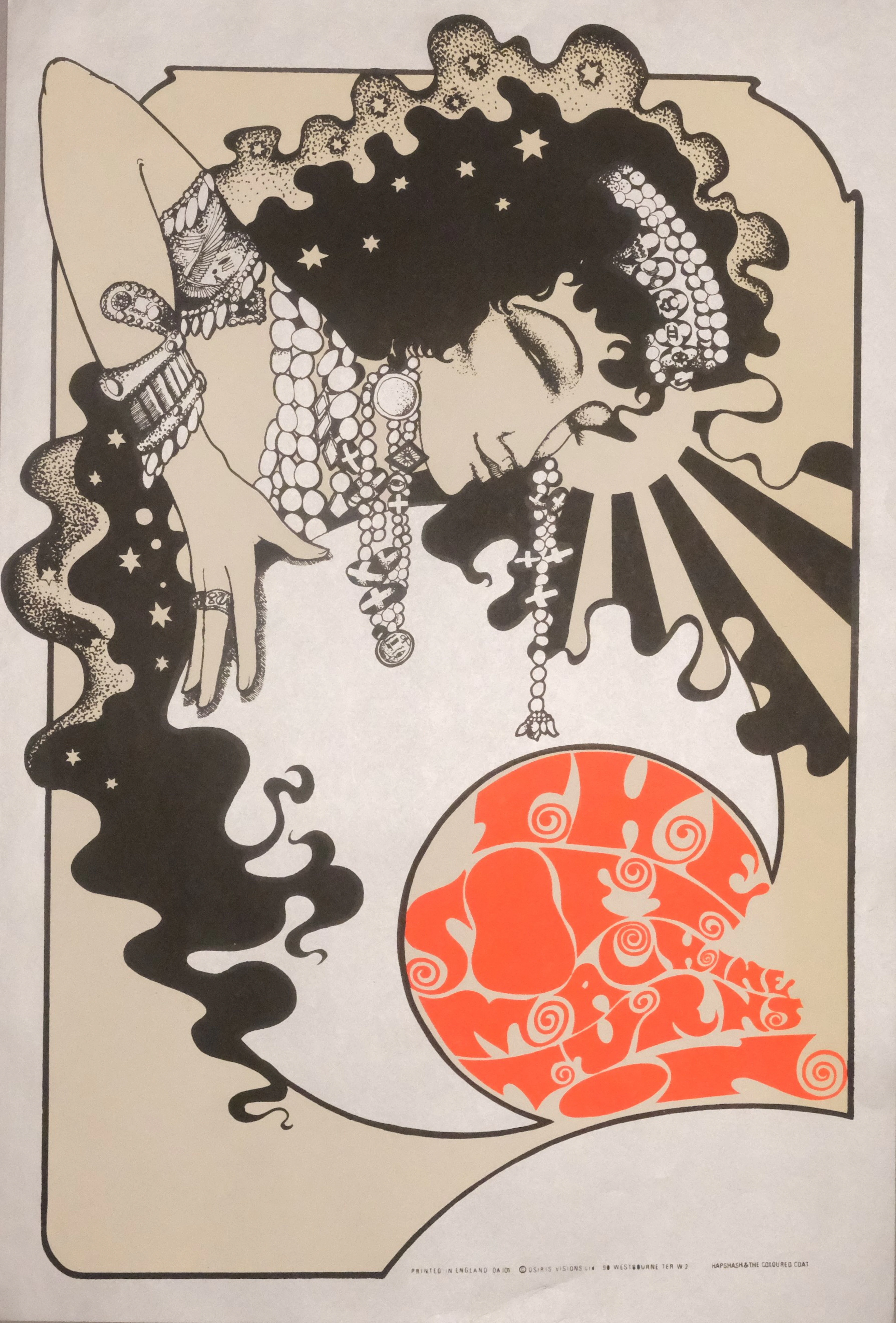 AFFISCH / POSTER, THE SOFT MACHINE TURNS ON, HAPSHASH & COLOURED COAT
