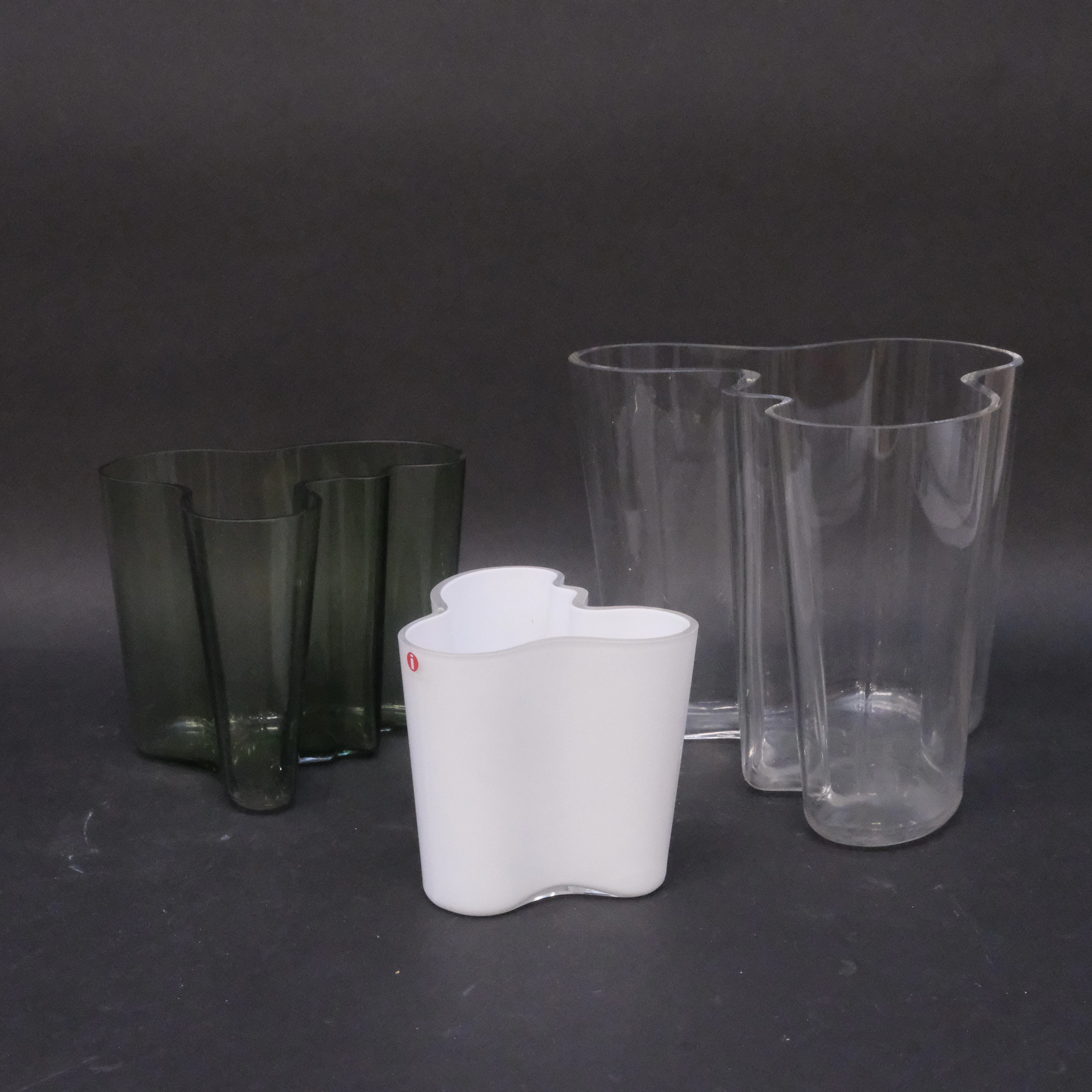 ALVAR AALTO. IITTALA, TRE VASER SAVOY.