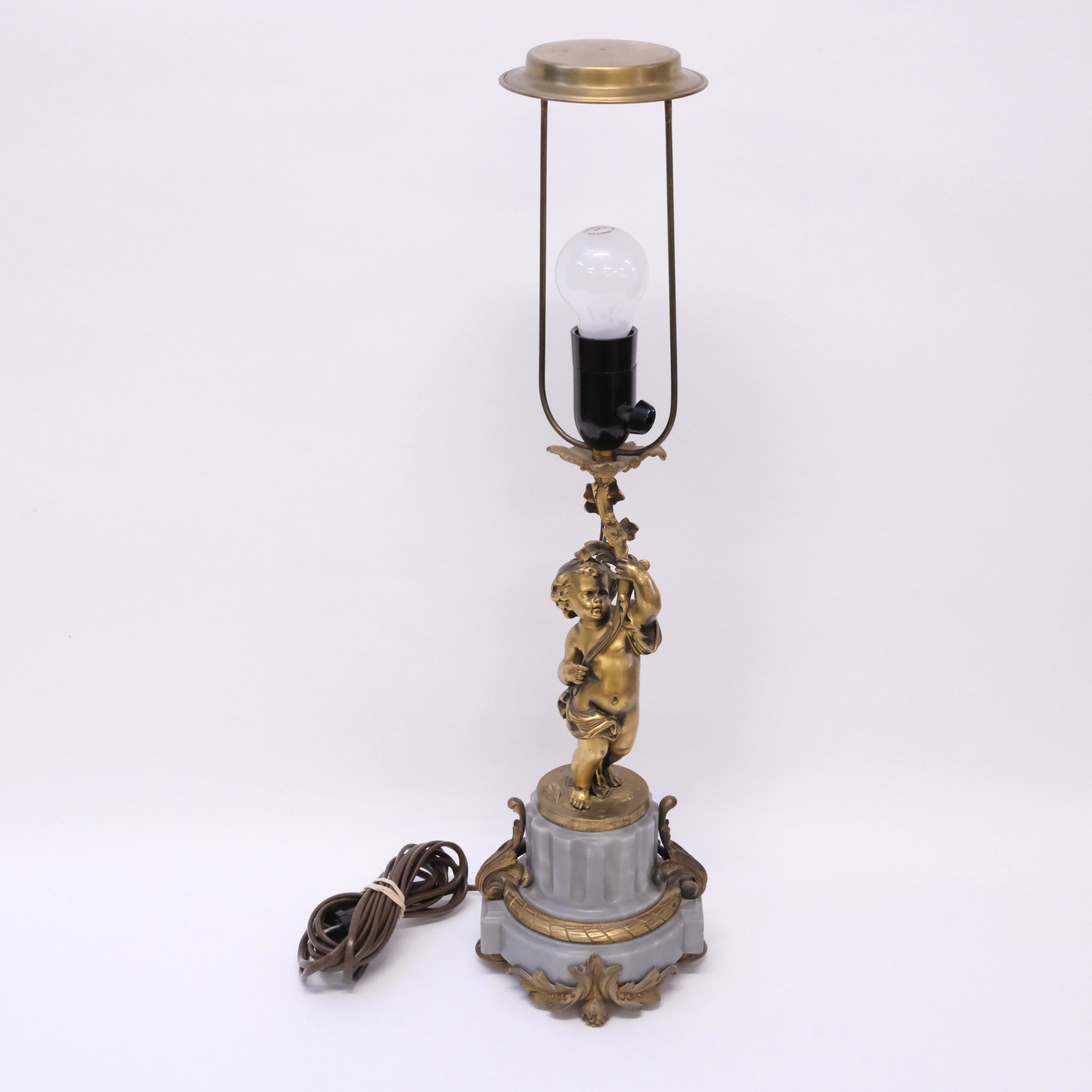 BORDSLAMPA, EMPIRSTIL, 1900-TAL.
