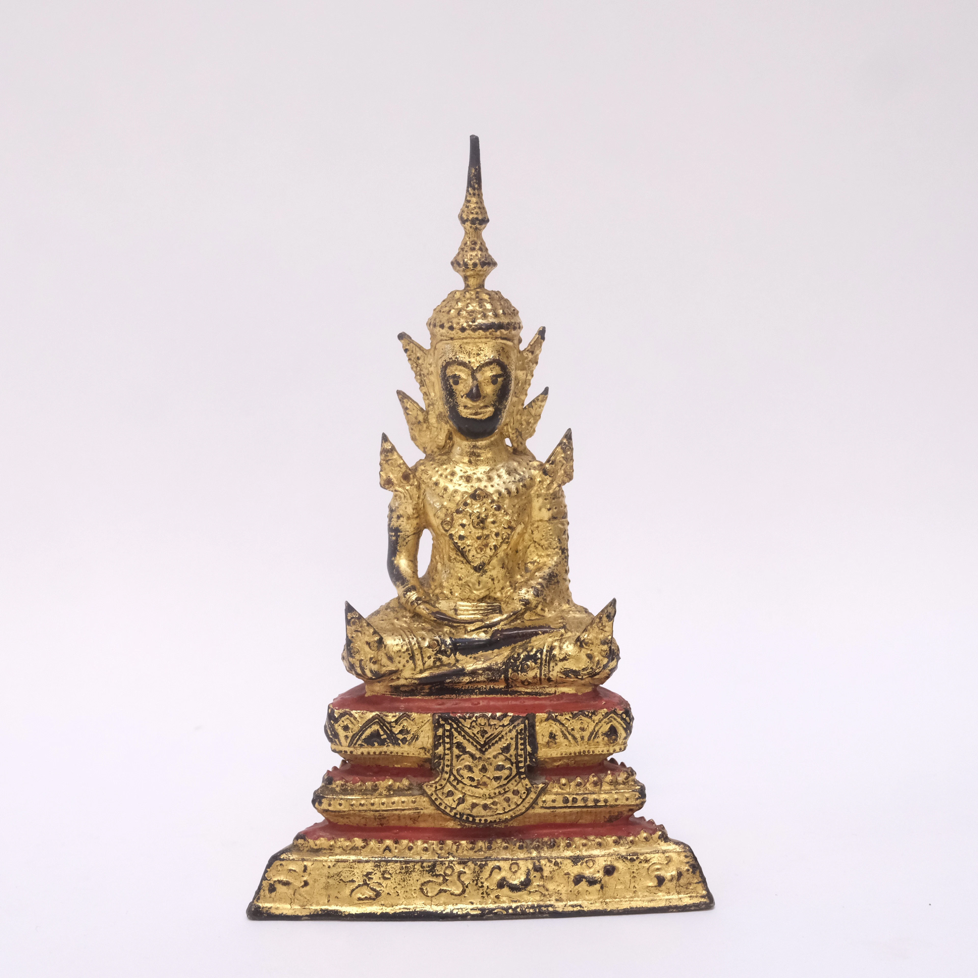 SKULPTUR, SITTANDE BUDDHA, THAILAND, 1900-TAL.