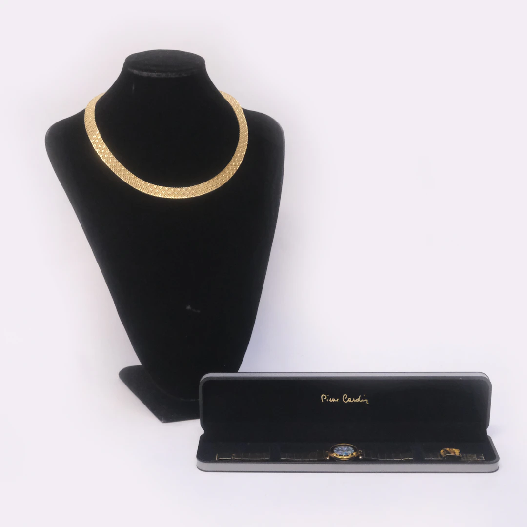 COLLIER, MONET SAMT ARMBANDSUR, PIERRE CARDIN.