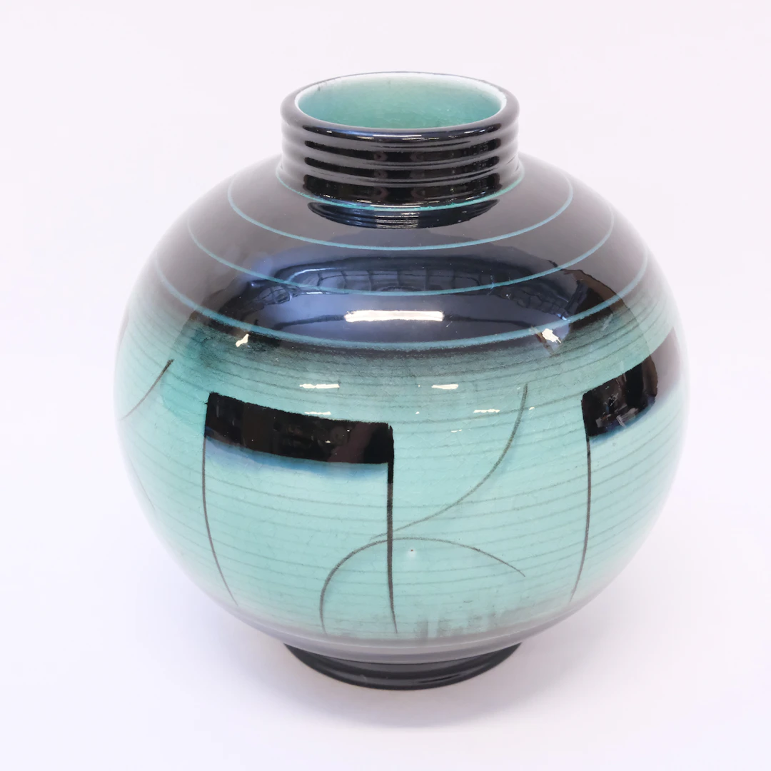 ILSE CLAESSON. VAS, ART DECO, RÖRSTRAND.