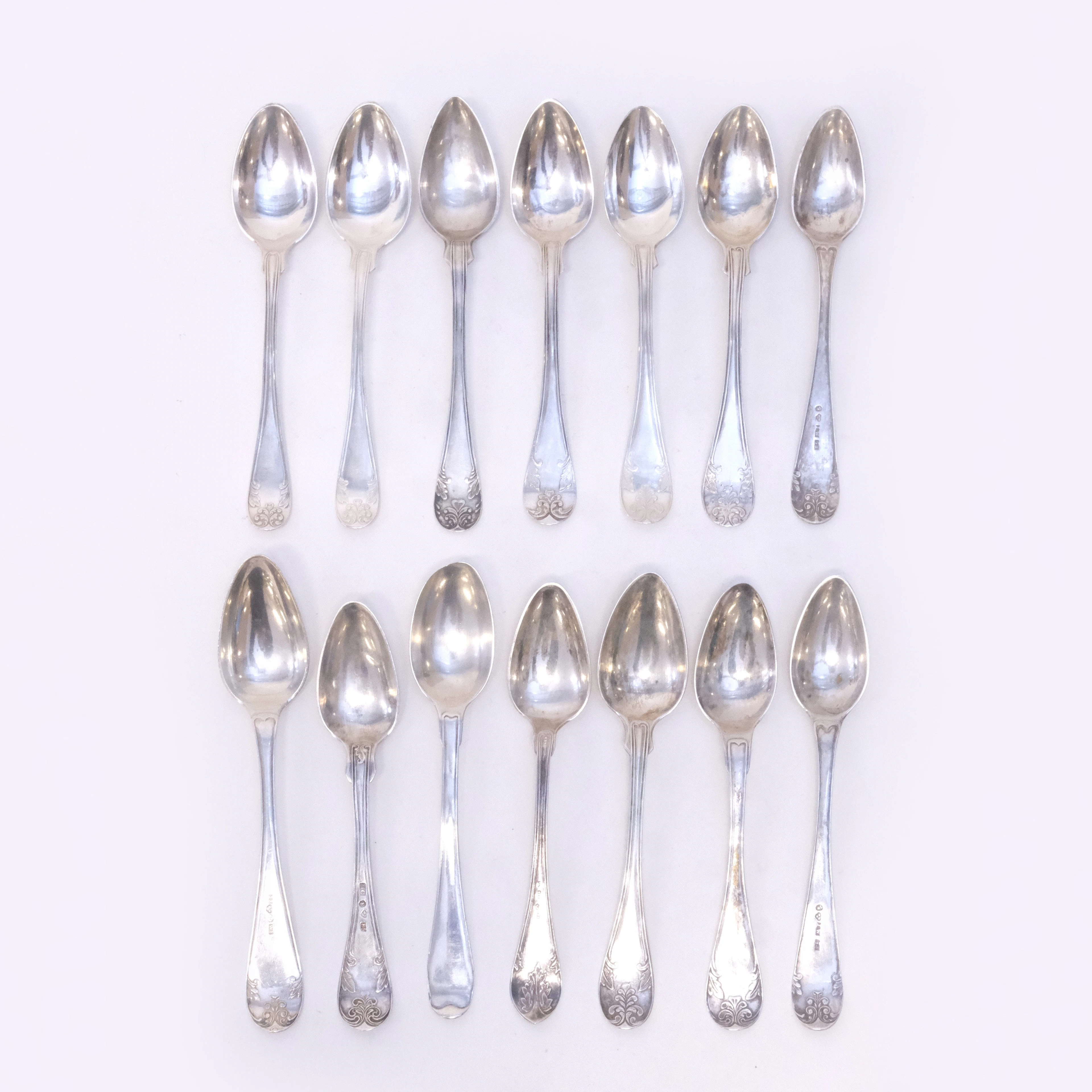 SKEDAR, SILVER, 1700- OCH 1800-TAL, 14 DELAR.