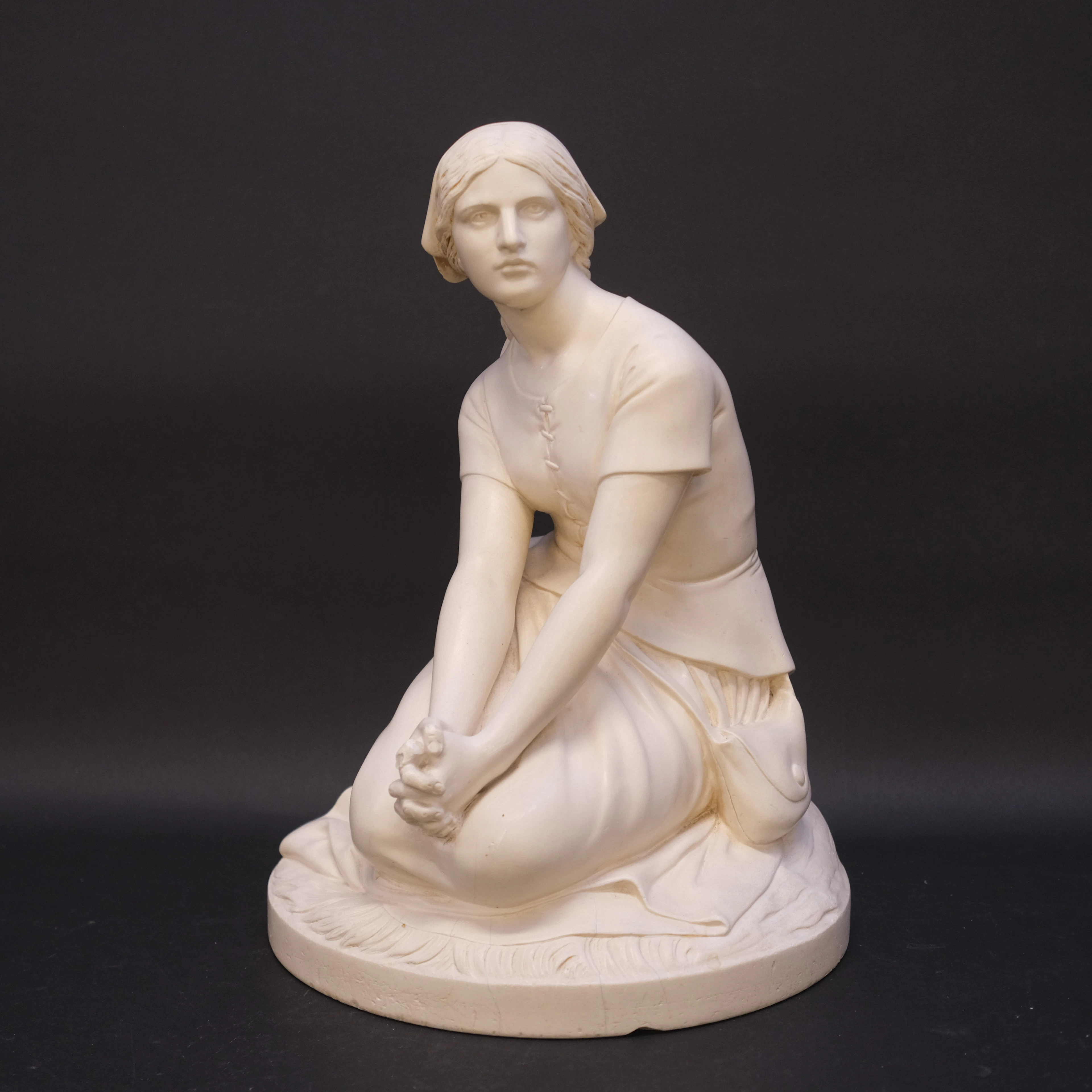 HENRI CHAPU. EFTER. SKULPTUR, JEANNE D'ARC, KONSTMASSA, HANS CHRISTIAN BRIX.