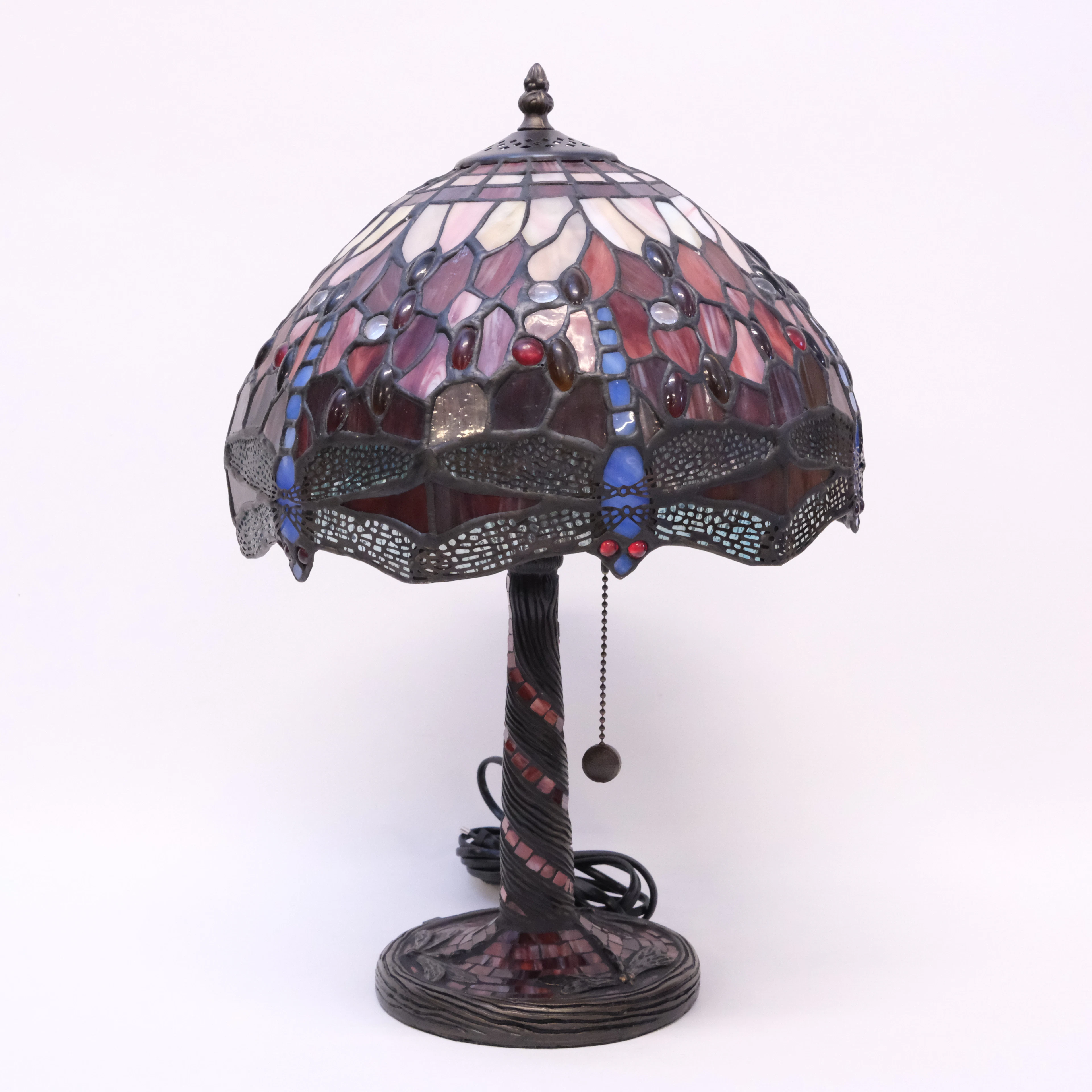 BORDSLAMPA, TIFFANYSTIL.