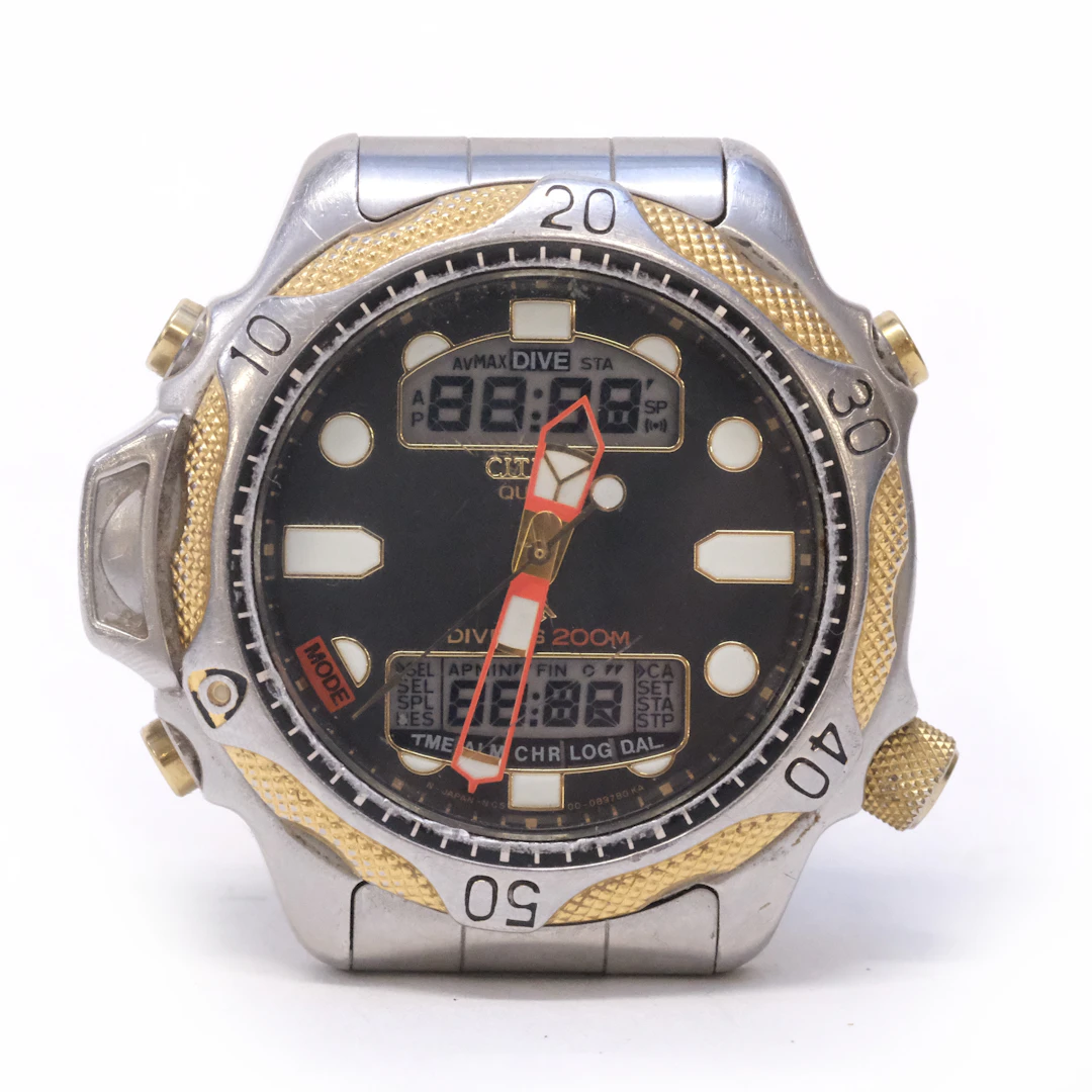 CITIZEN. ARMBANDSUR, "PROMASTER/AQUALAND". QUARTZ. 1980/90-TAL.