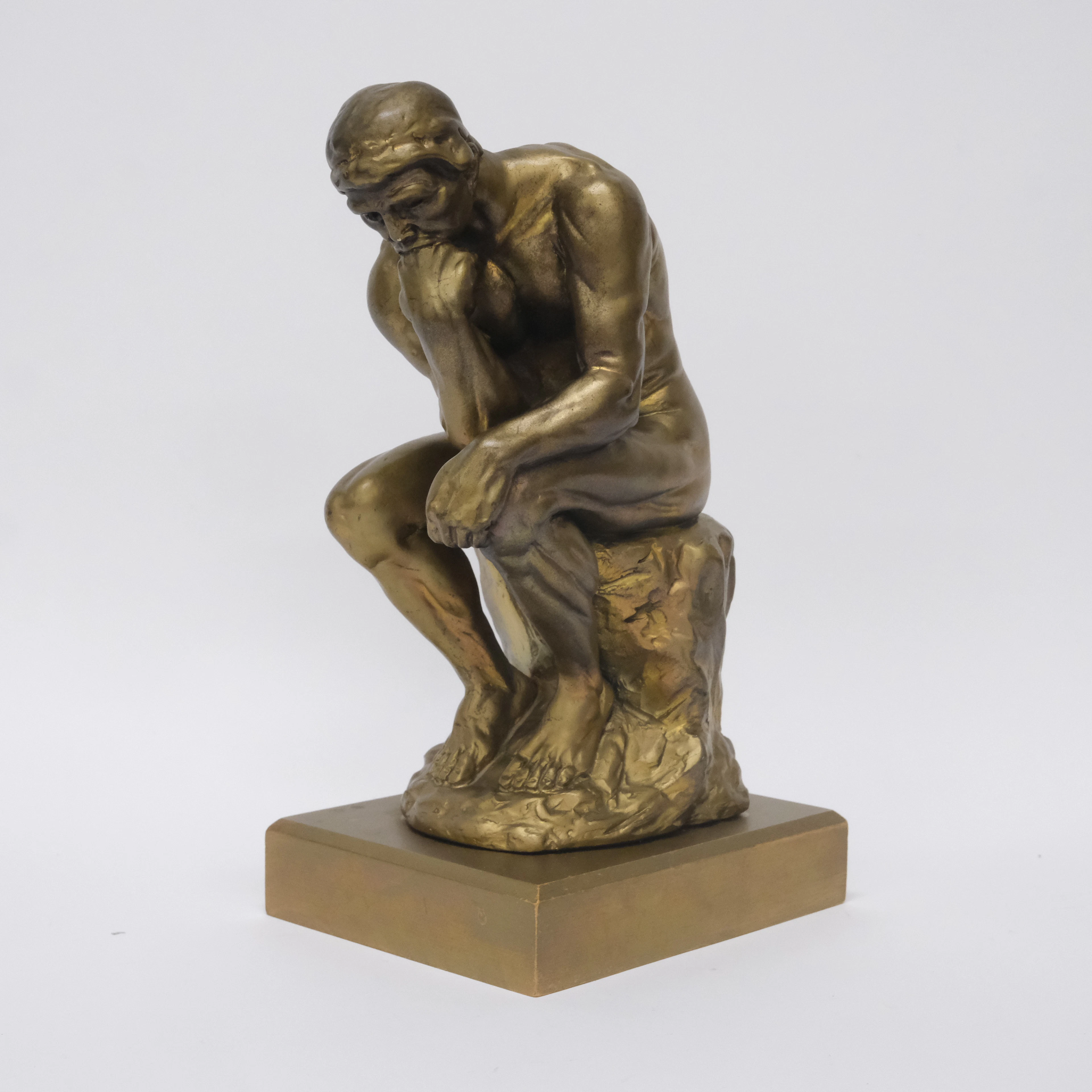 SKULPTUR "TÄNKAREN" EFTER AUGUSTE RODIN.
