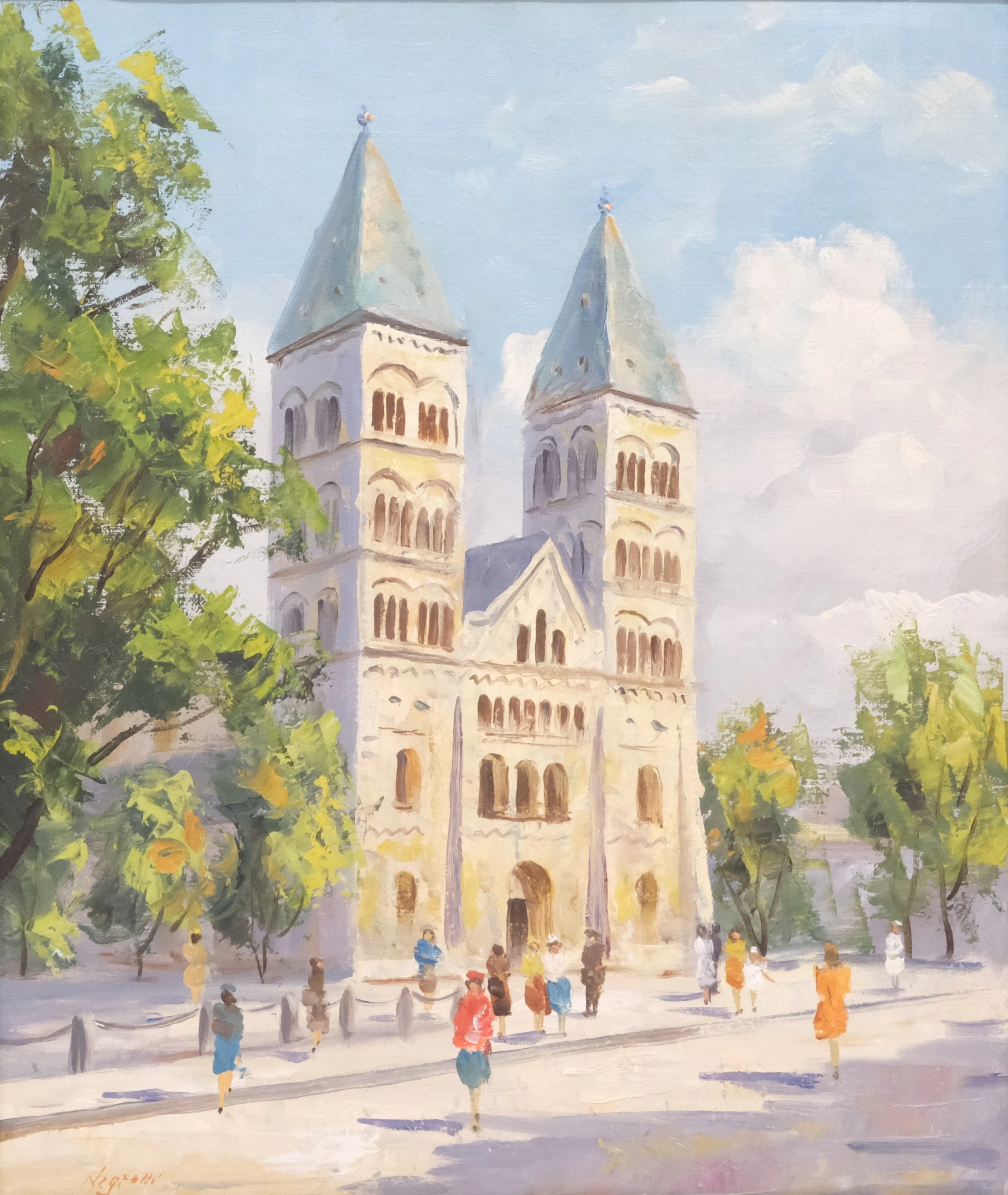 RAINER NEGRELLI. OLJA PÅ DUK. LUNDS DOMKYRKA.