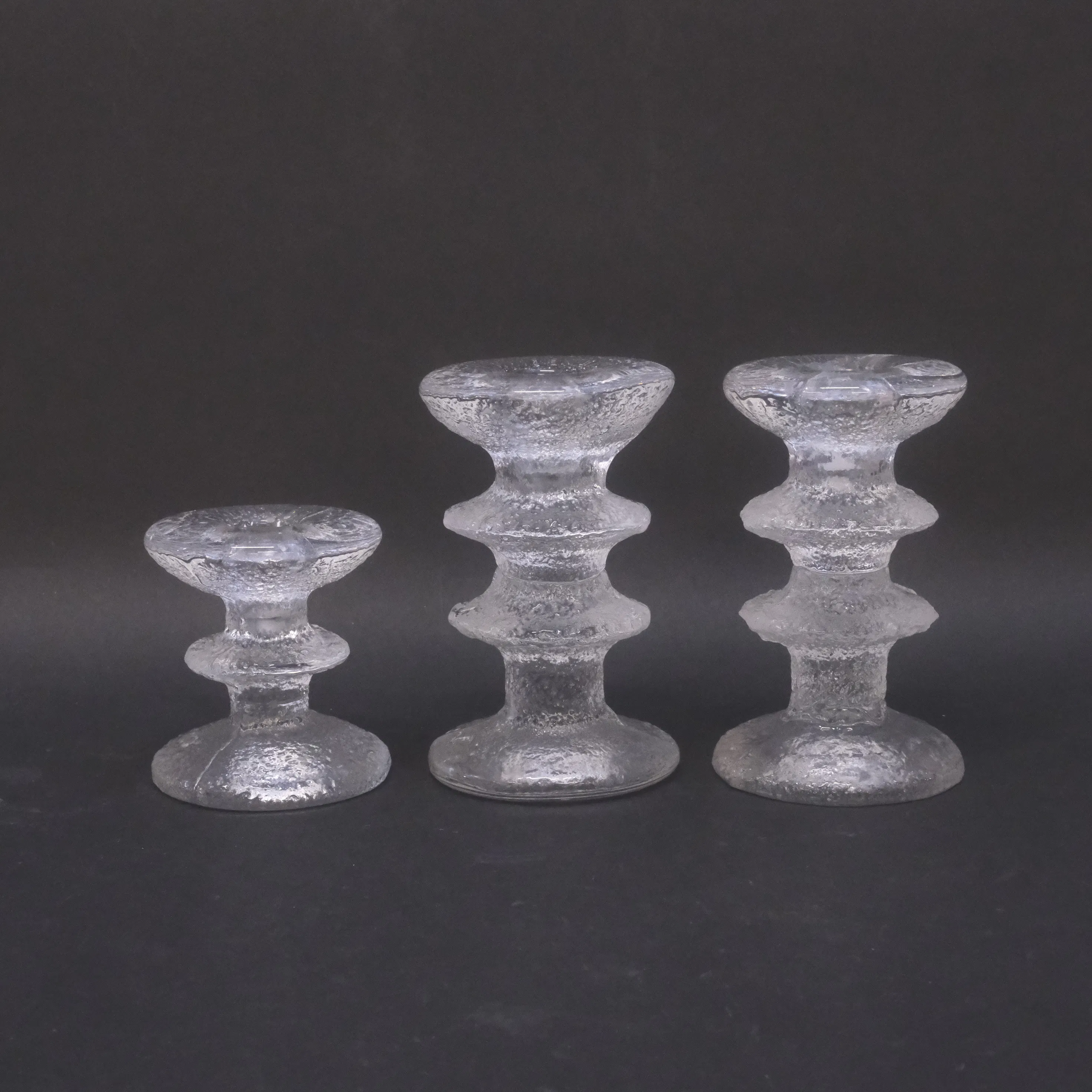TIMO SARPANEVA. TRE LJUSSTAKAR, "FESTIVO", IITTALA.