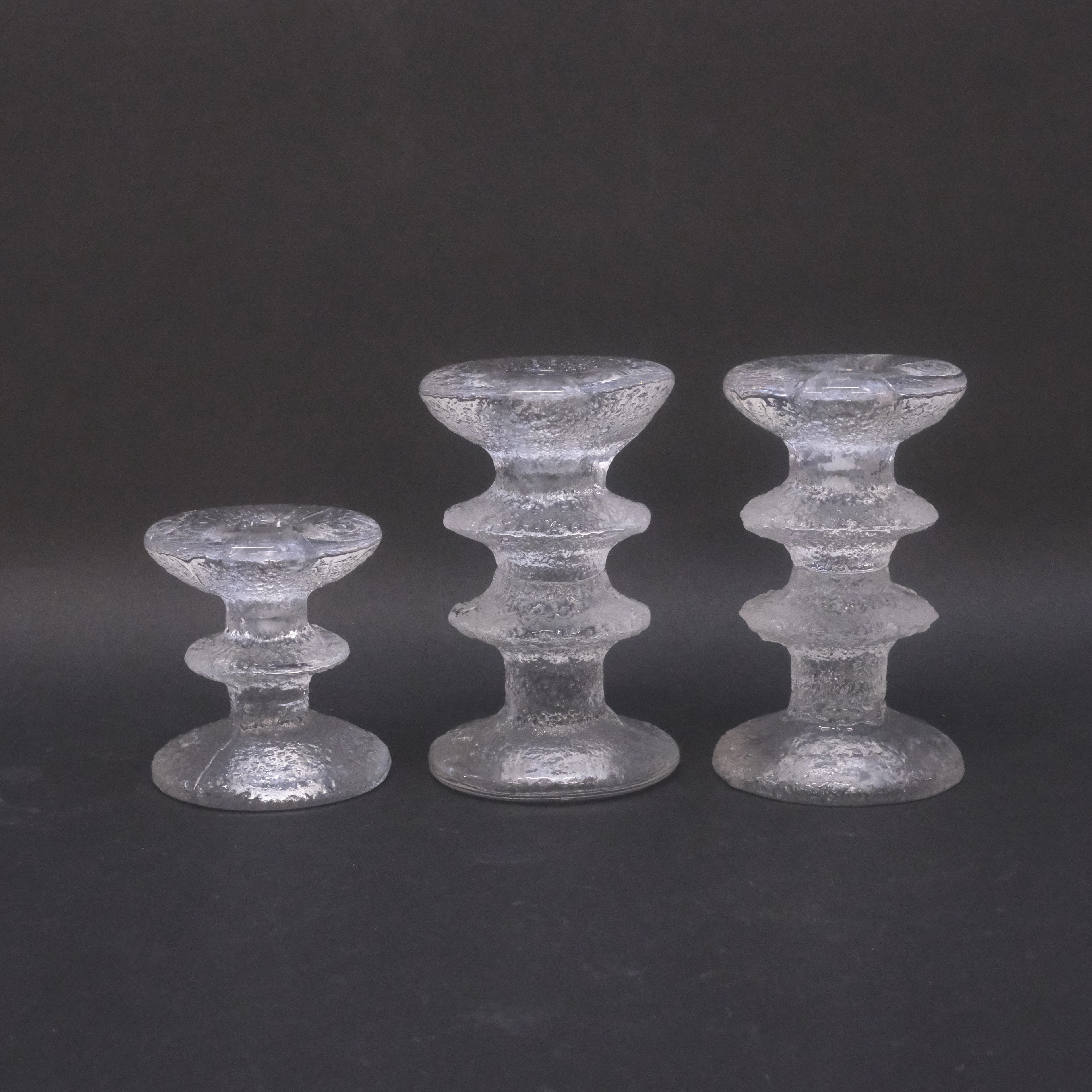 TIMO SARPANEVA. TRE LJUSSTAKAR, "FESTIVO", IITTALA.