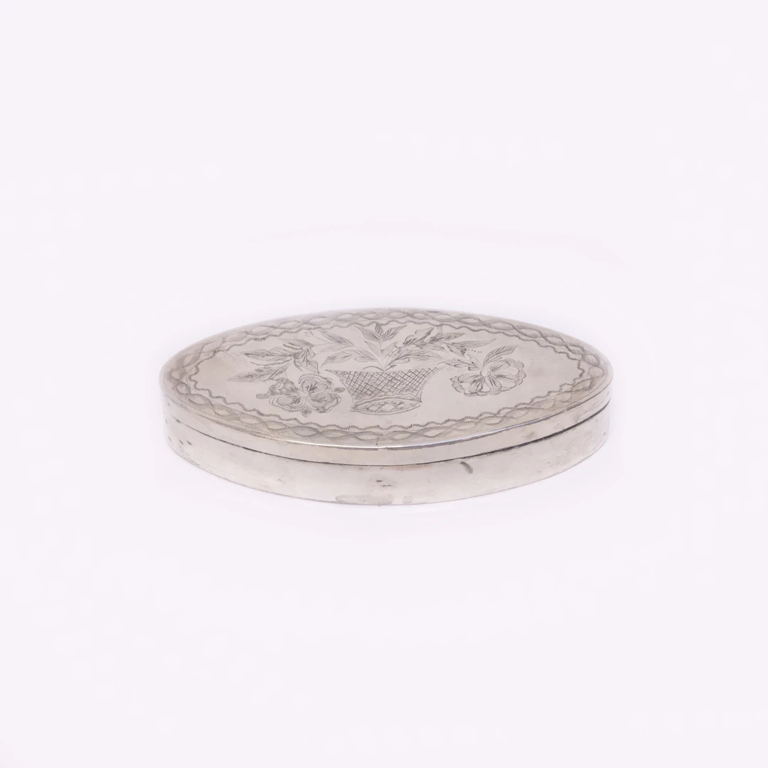 ANDERS JOHAN LIGNELL. SNUSDOSA, SILVER.