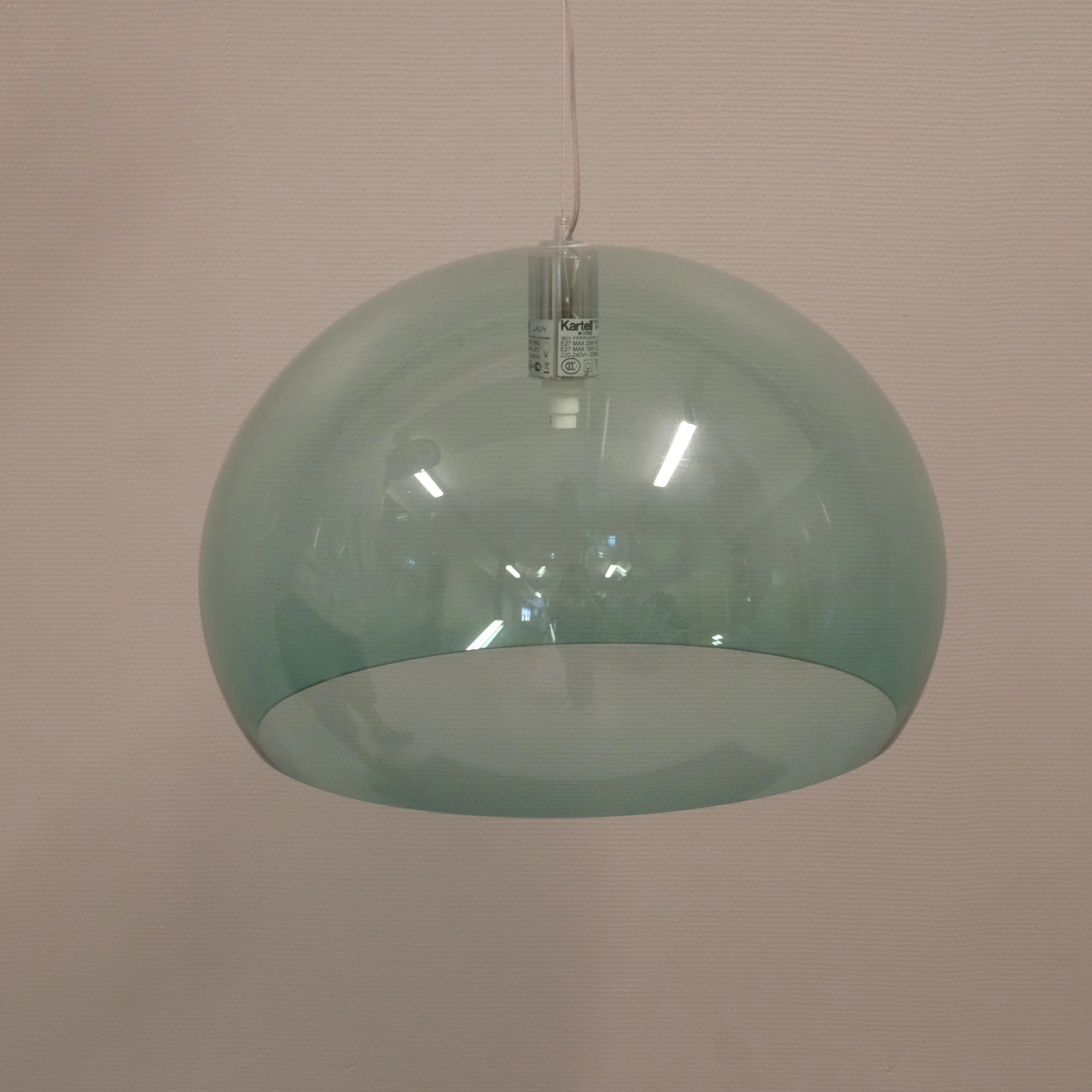 FERRUCCIO LAVIANI. KARTELL, "FL/Y", TAKLAMPA, PLAST.