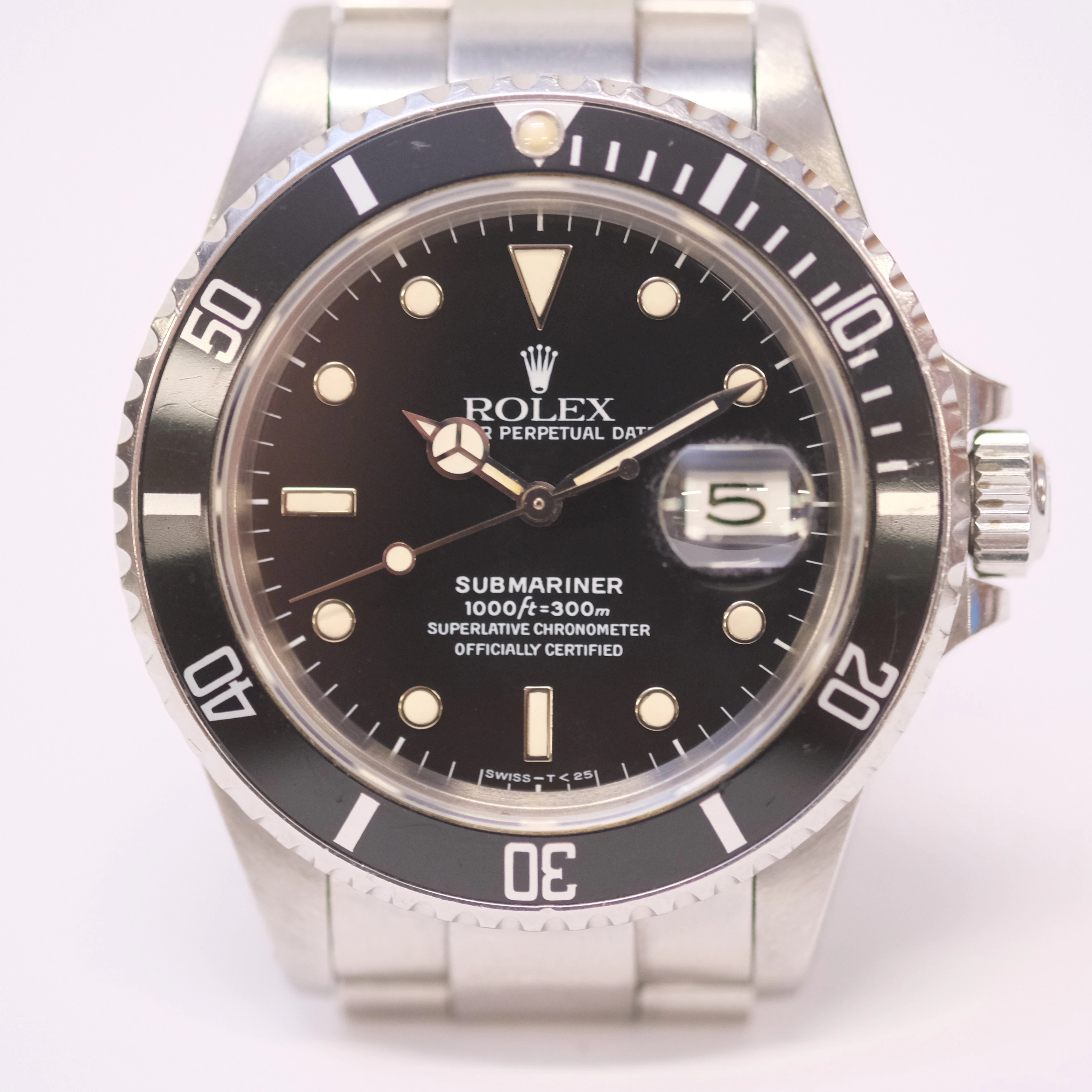HERRARMBANDSUR, ROLEX, SUBMARINER DATE.