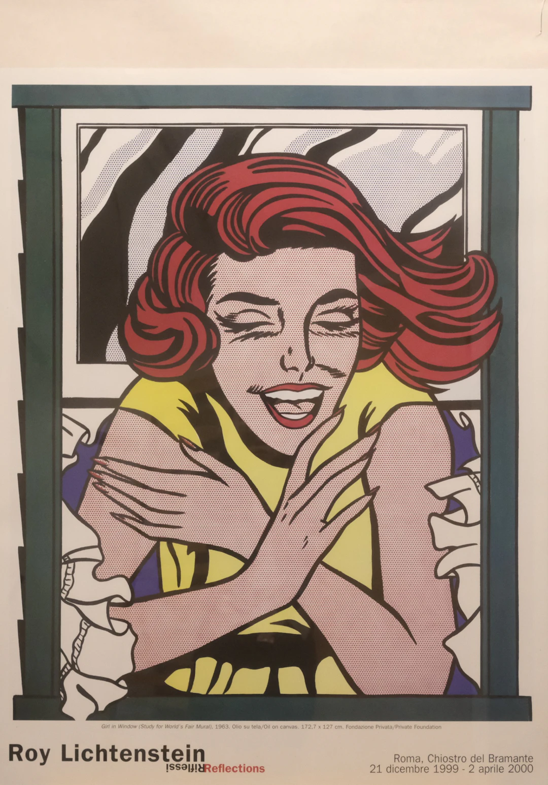 UTSTÄLLNINGSAFFISCH, ROY LICHTENSTEIN.