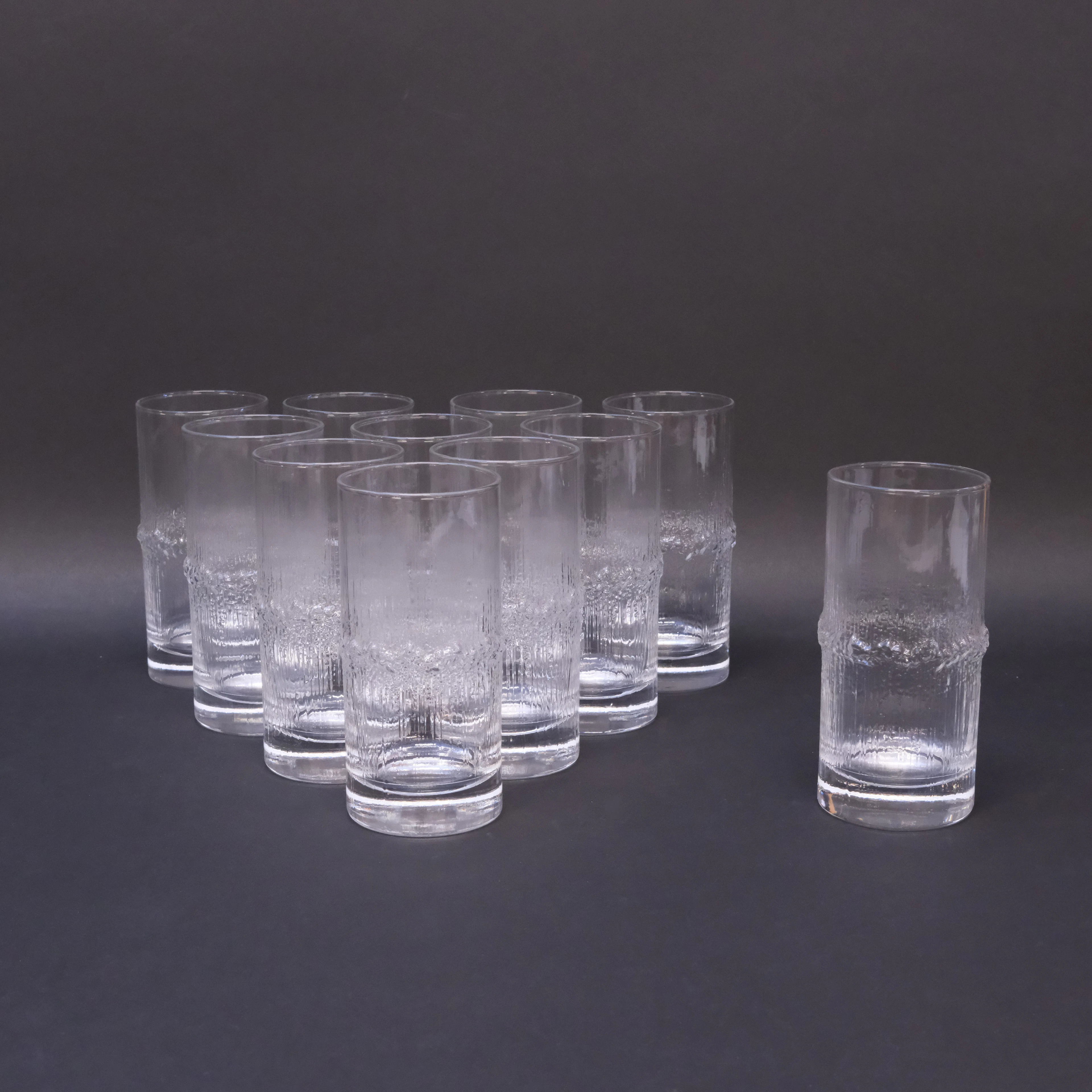 TAPIO WIRKKALA. ELVA GLAS, "NIVA", IITTALA.