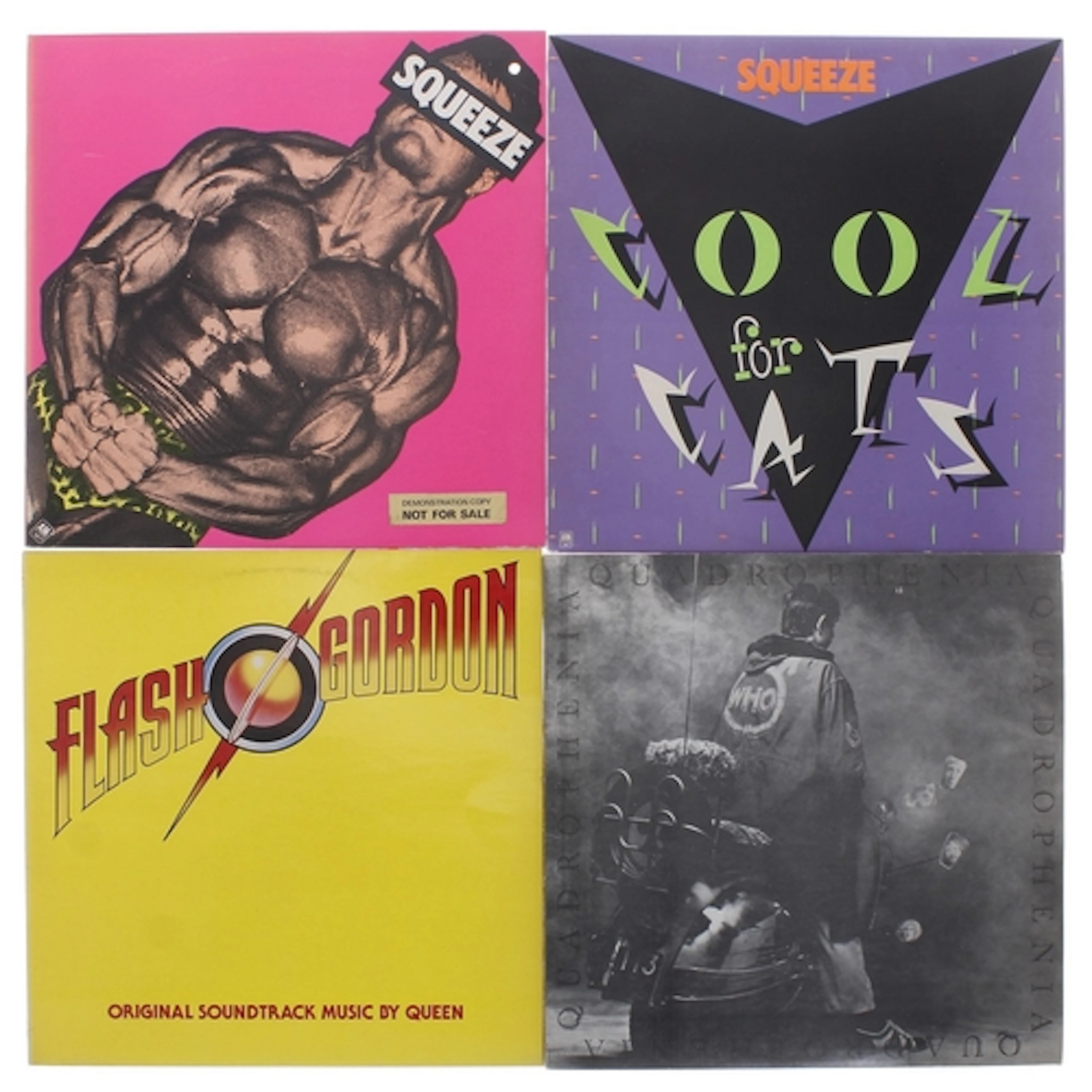 Rock various - twelve vinyl records to include The Who Quadr...