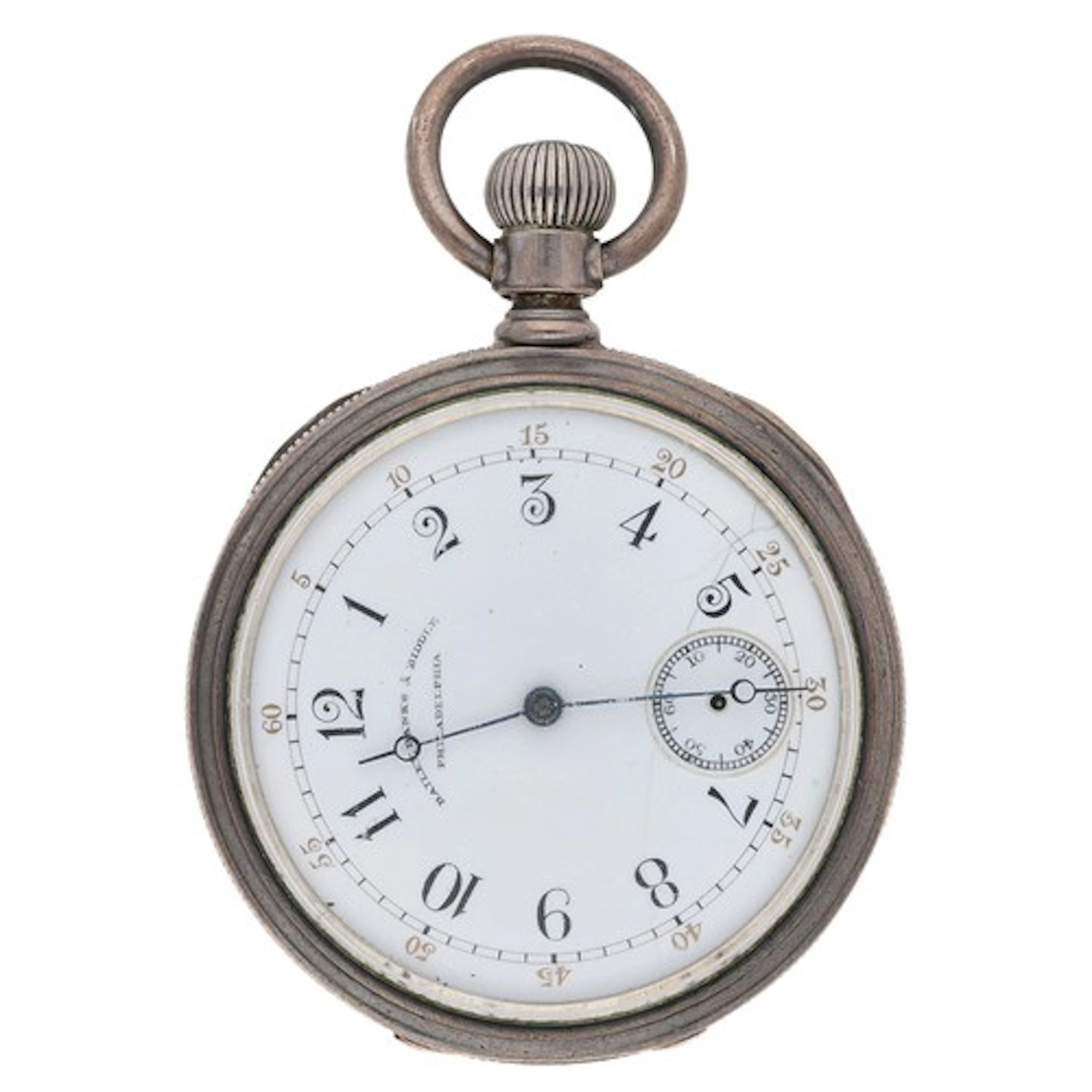 American Watch Co. lever set fob watch, serial no. 4046852, ...