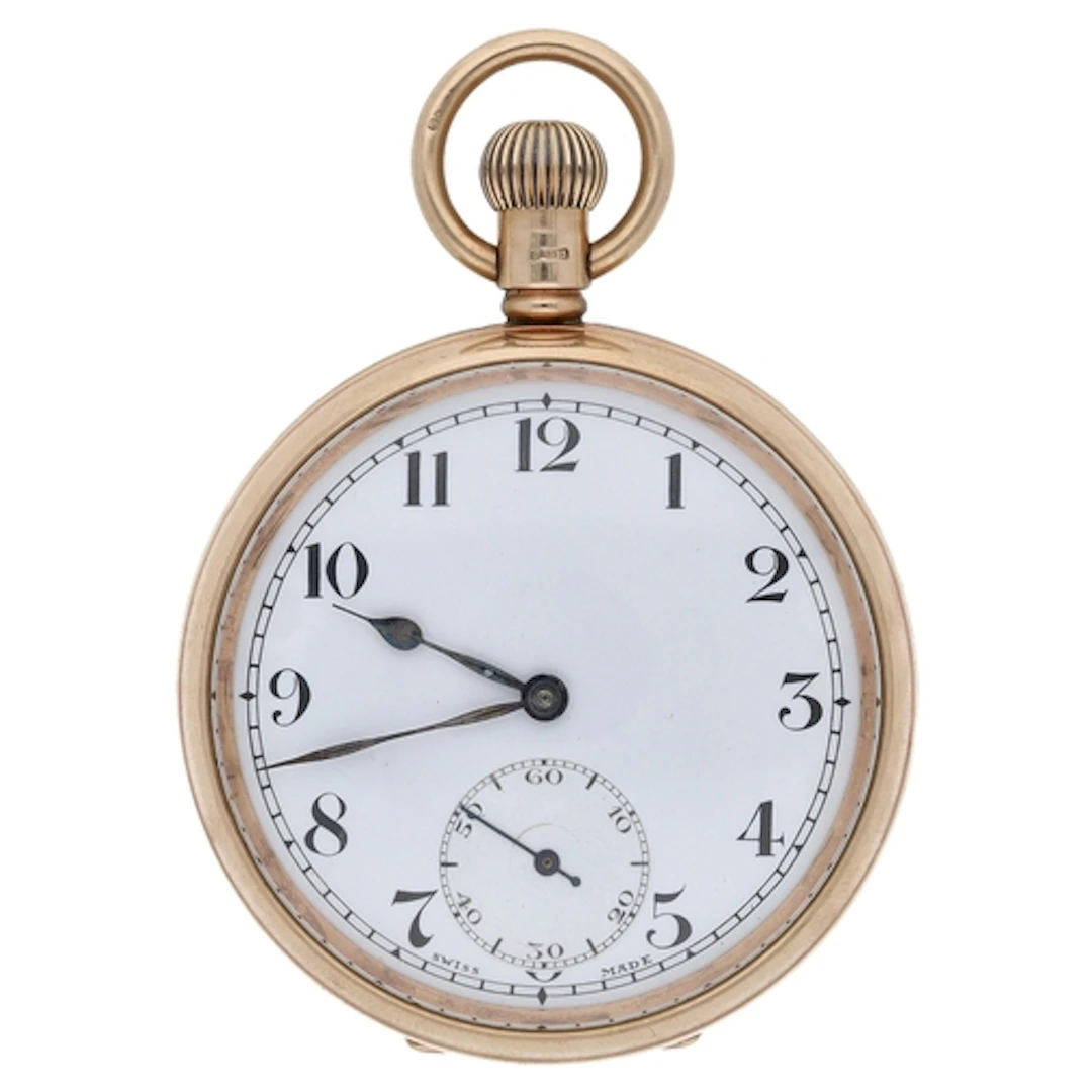 Tavannes Watch Co. 9ct lever pocket watch, Birmingham 1929, ...