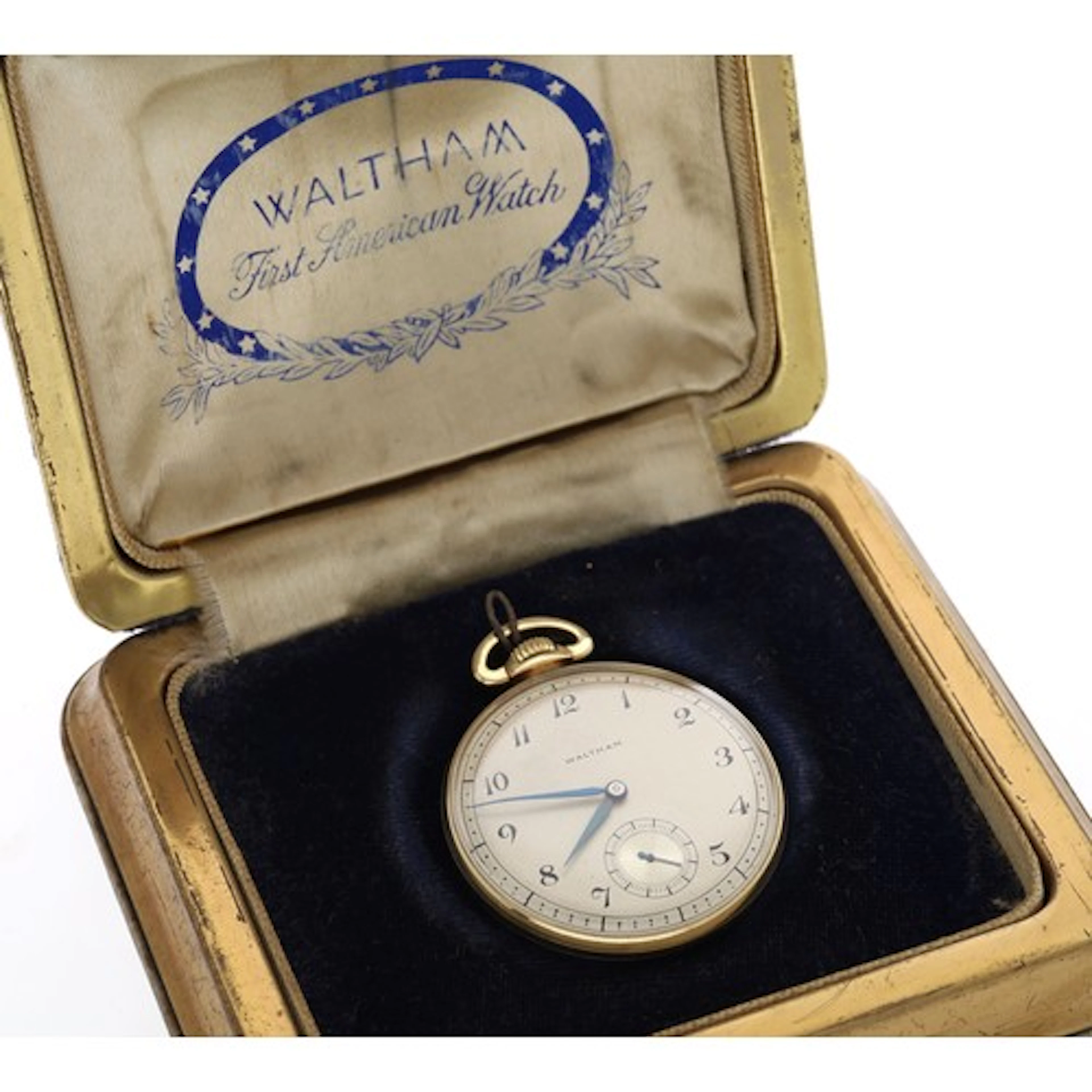 American Waltham 'Colonial' 14k gold filled lever dress pock...