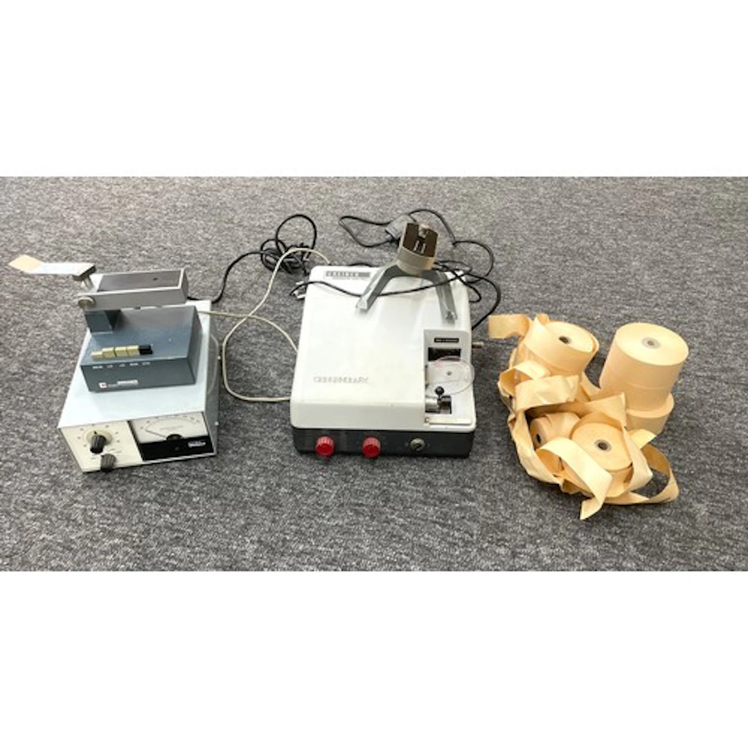Greiner Electronic Chronografic watch timing machine; togeth...