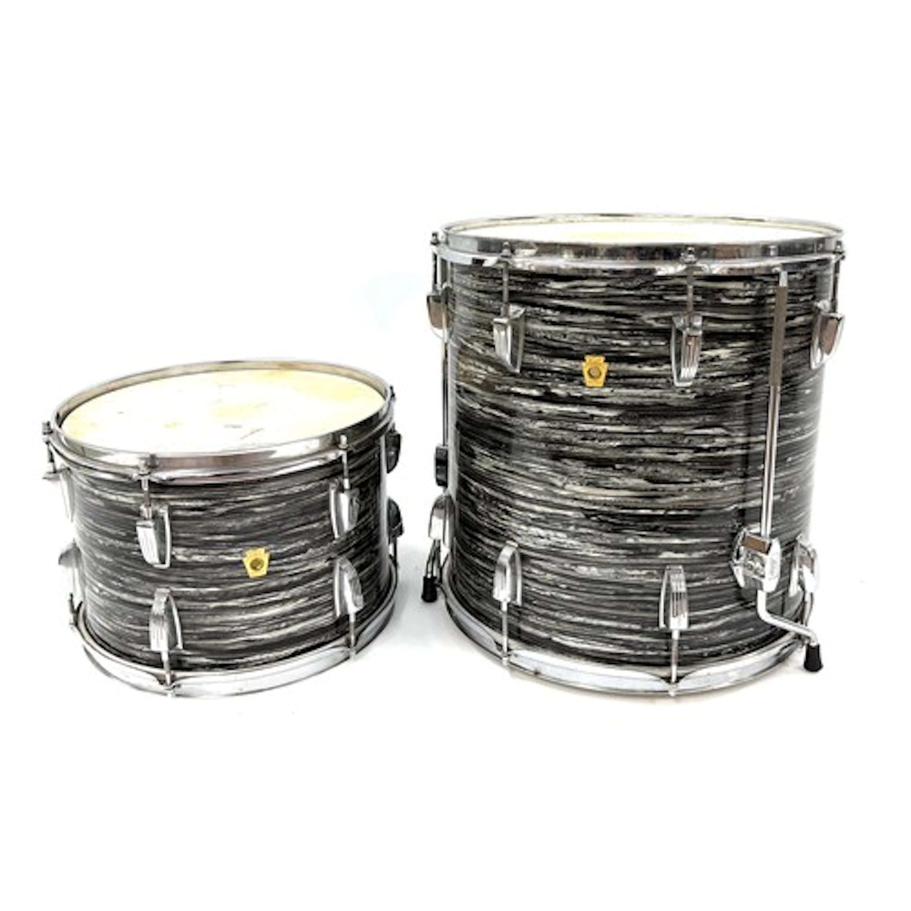 The Beatles - video used 1968 Ludwig Black Oyster 16" floor ...