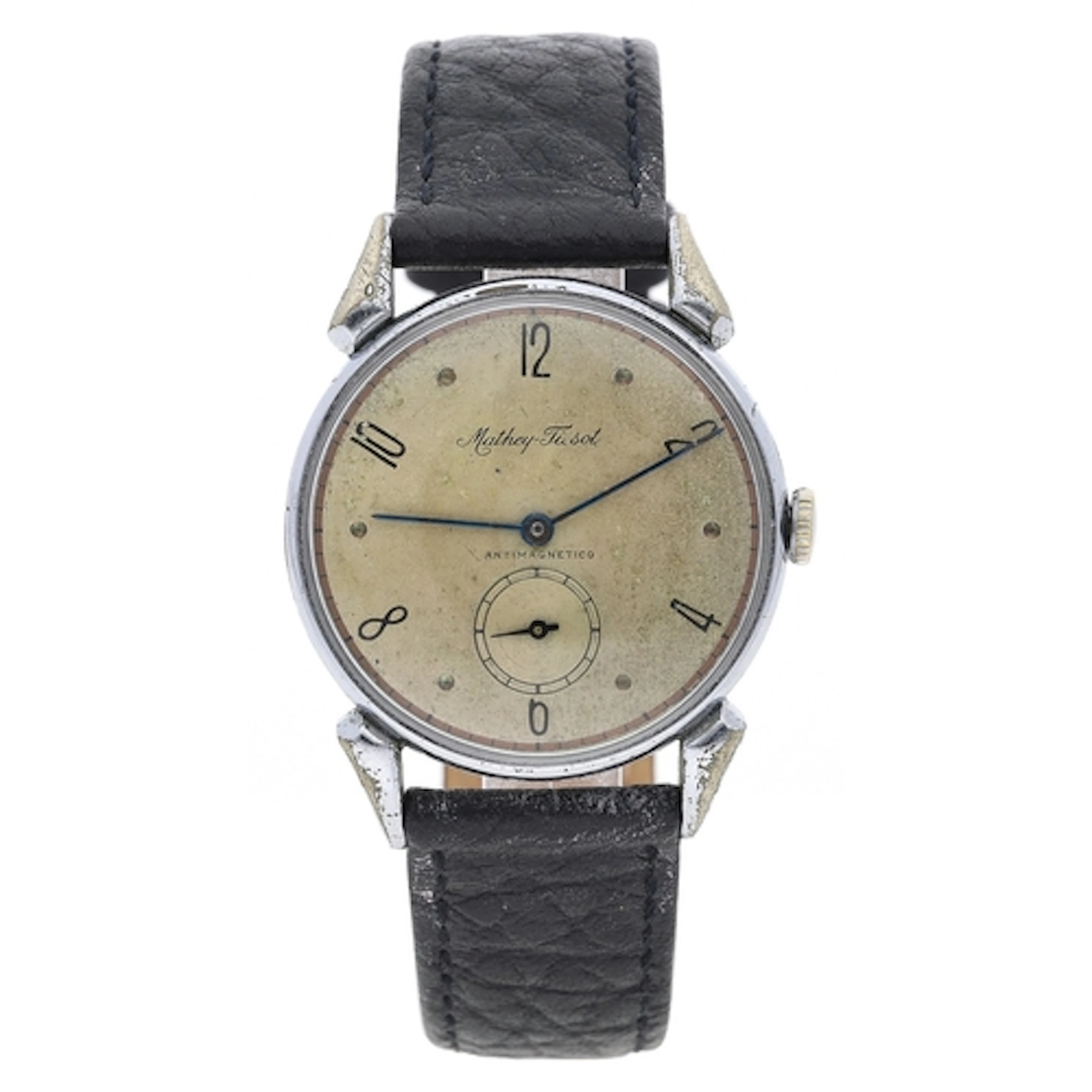 Mathey-Tissot nickel and stainless steel gentleman's wristwa...