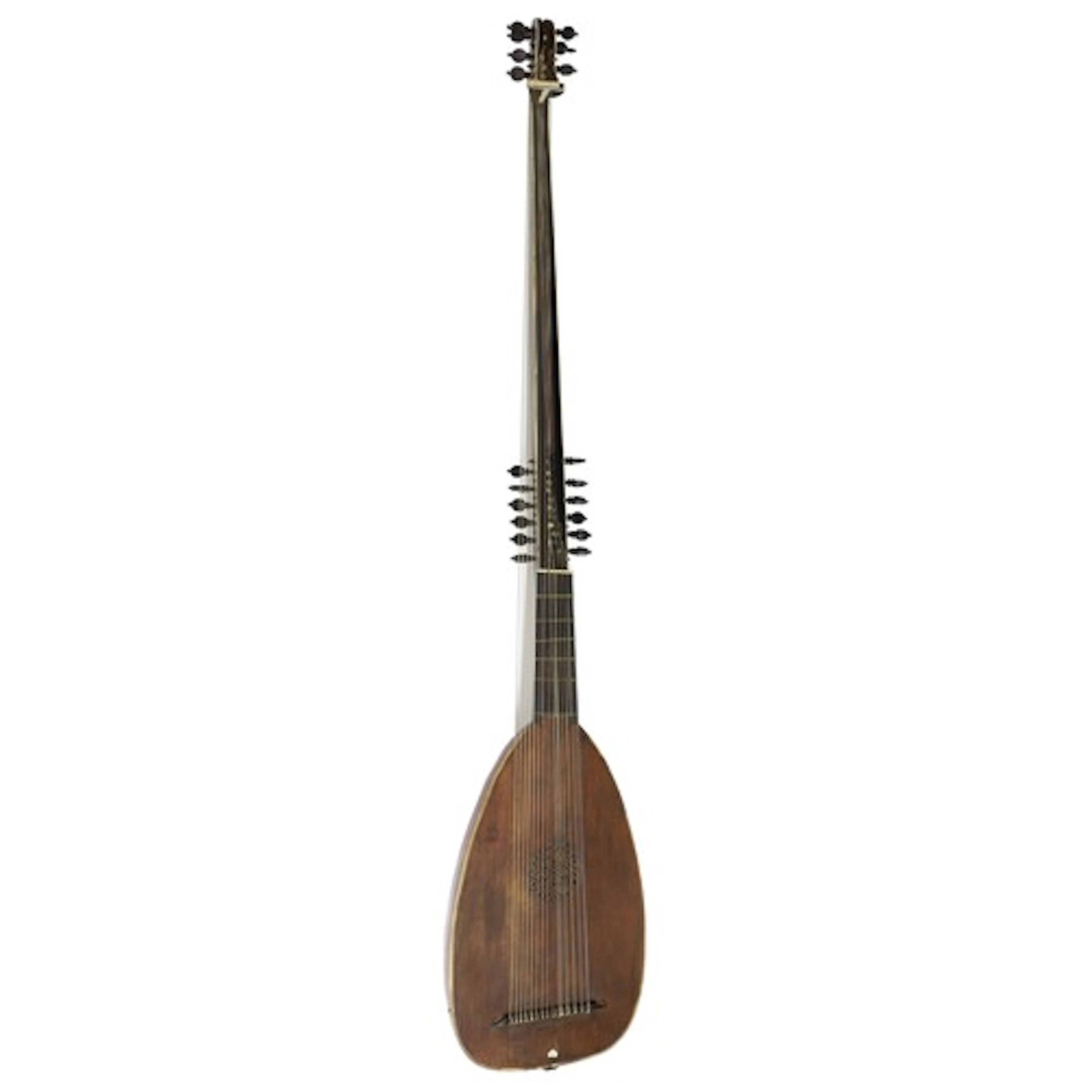 Fine and rare Italian chitarrone made in the first half of t...