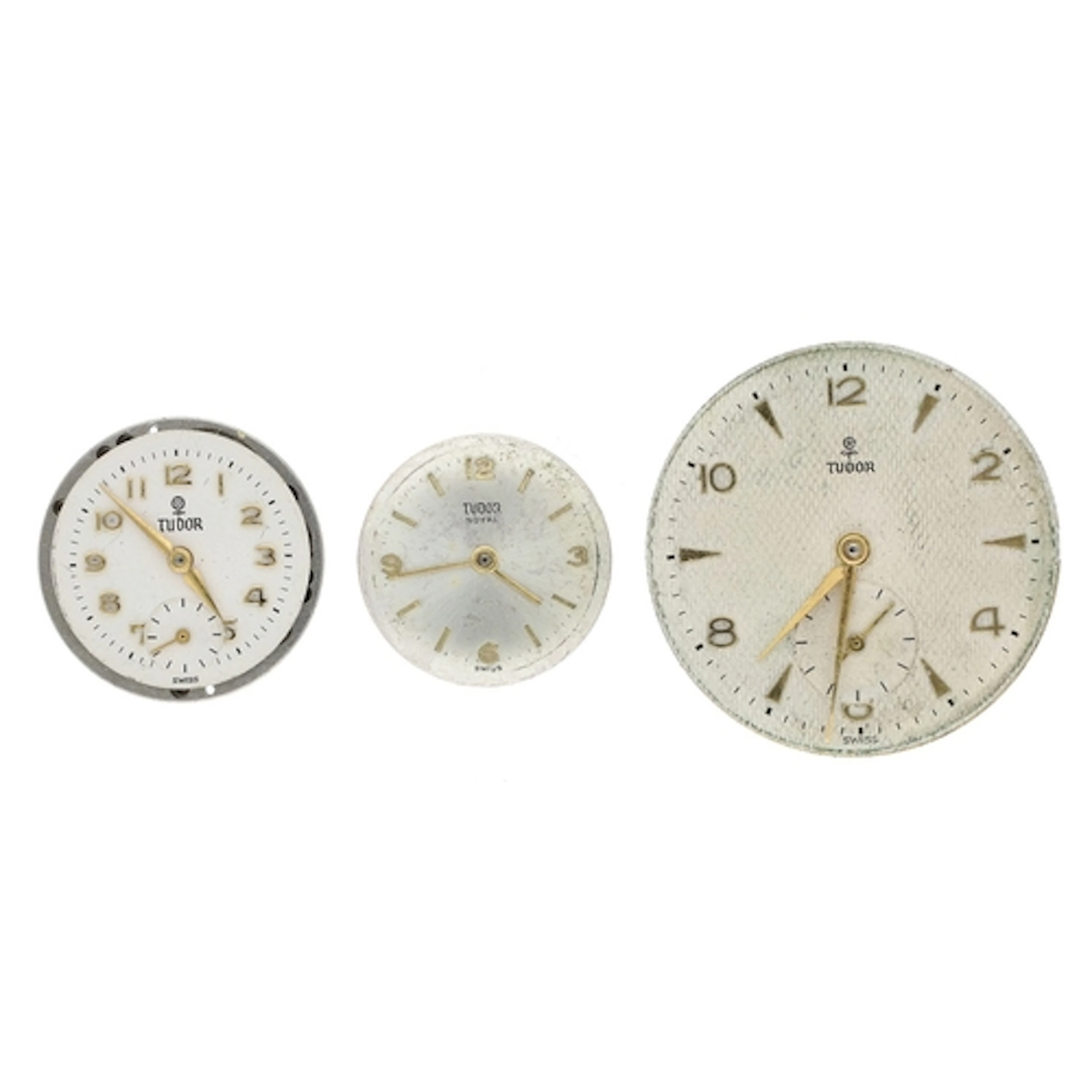 Tudor gentleman's wristwatch movement, with dial, 17 jewel; ...