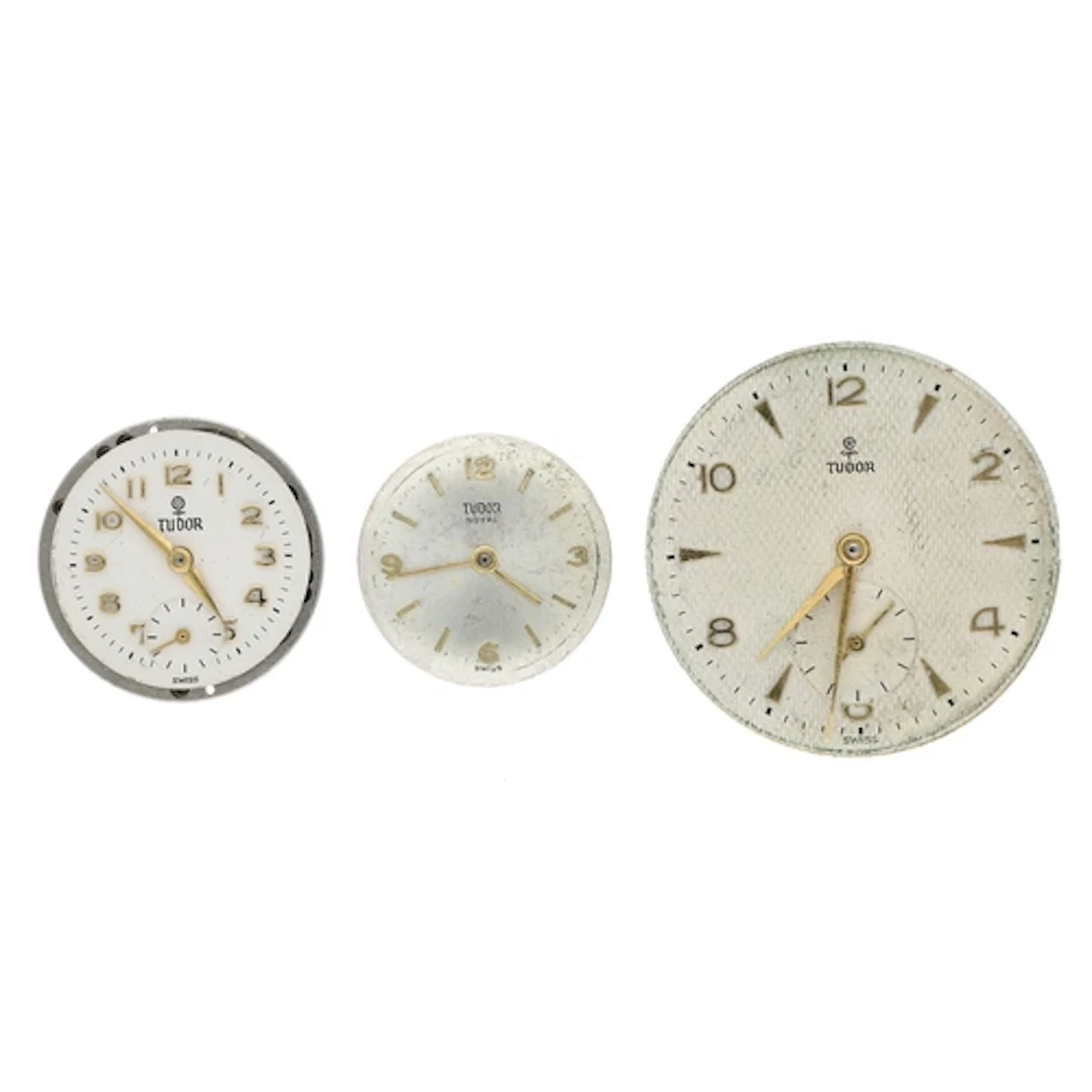 Tudor gentleman's wristwatch movement, with dial, 17 jewel; ...