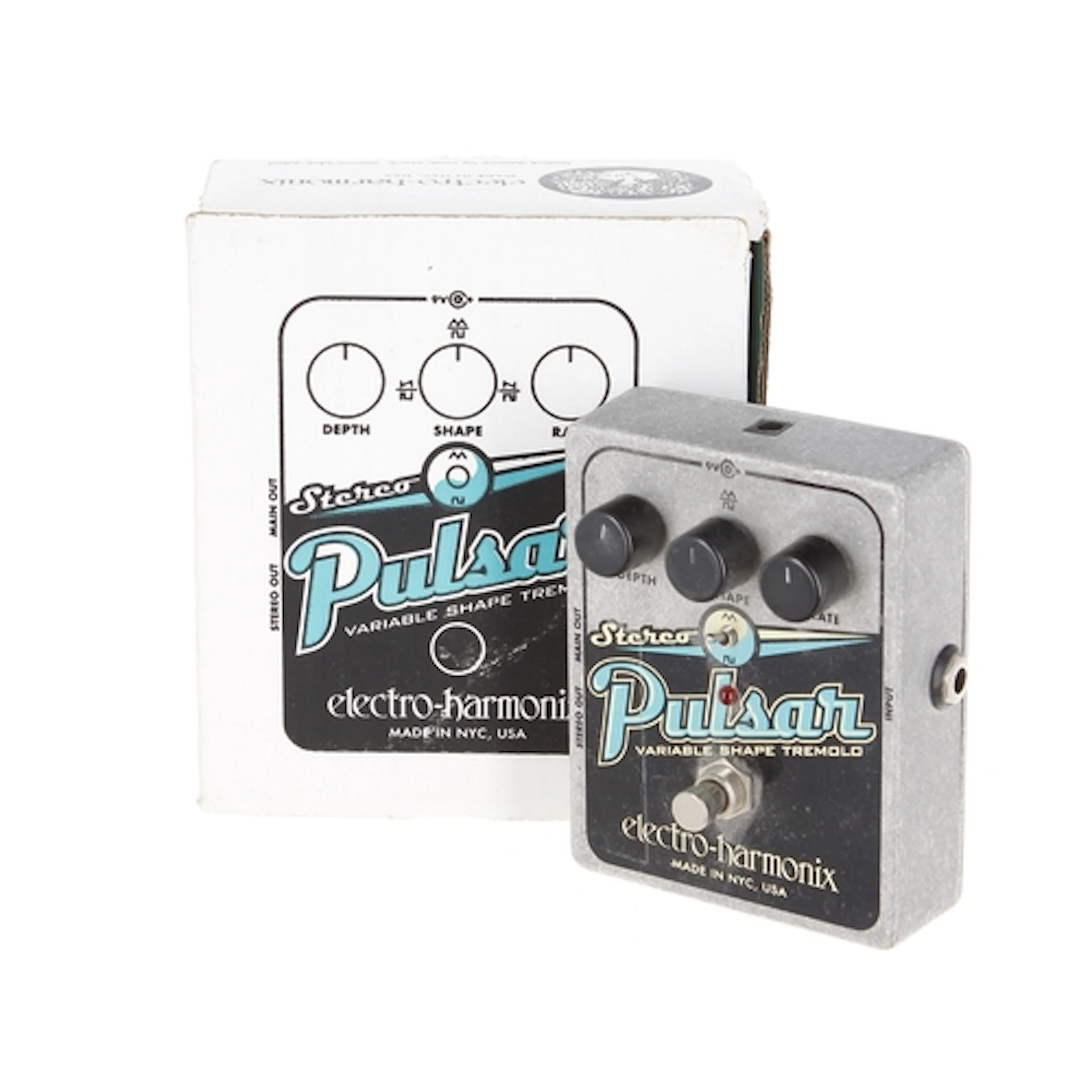 Electro-Harmonix Stereo Pulsar Variable Shape tremolo guitar...