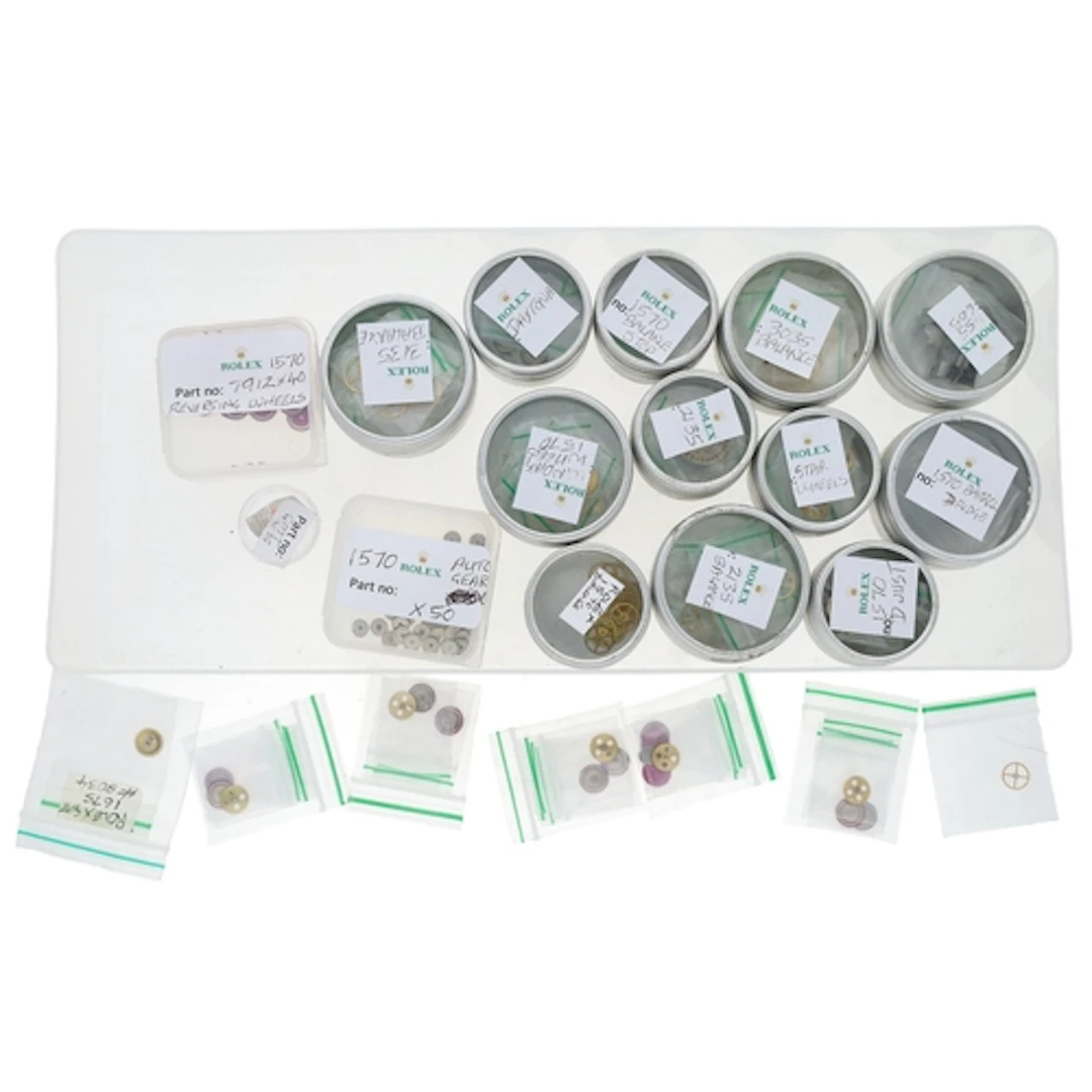 Rolex - quantity of wristwatch parts to include balances, re...