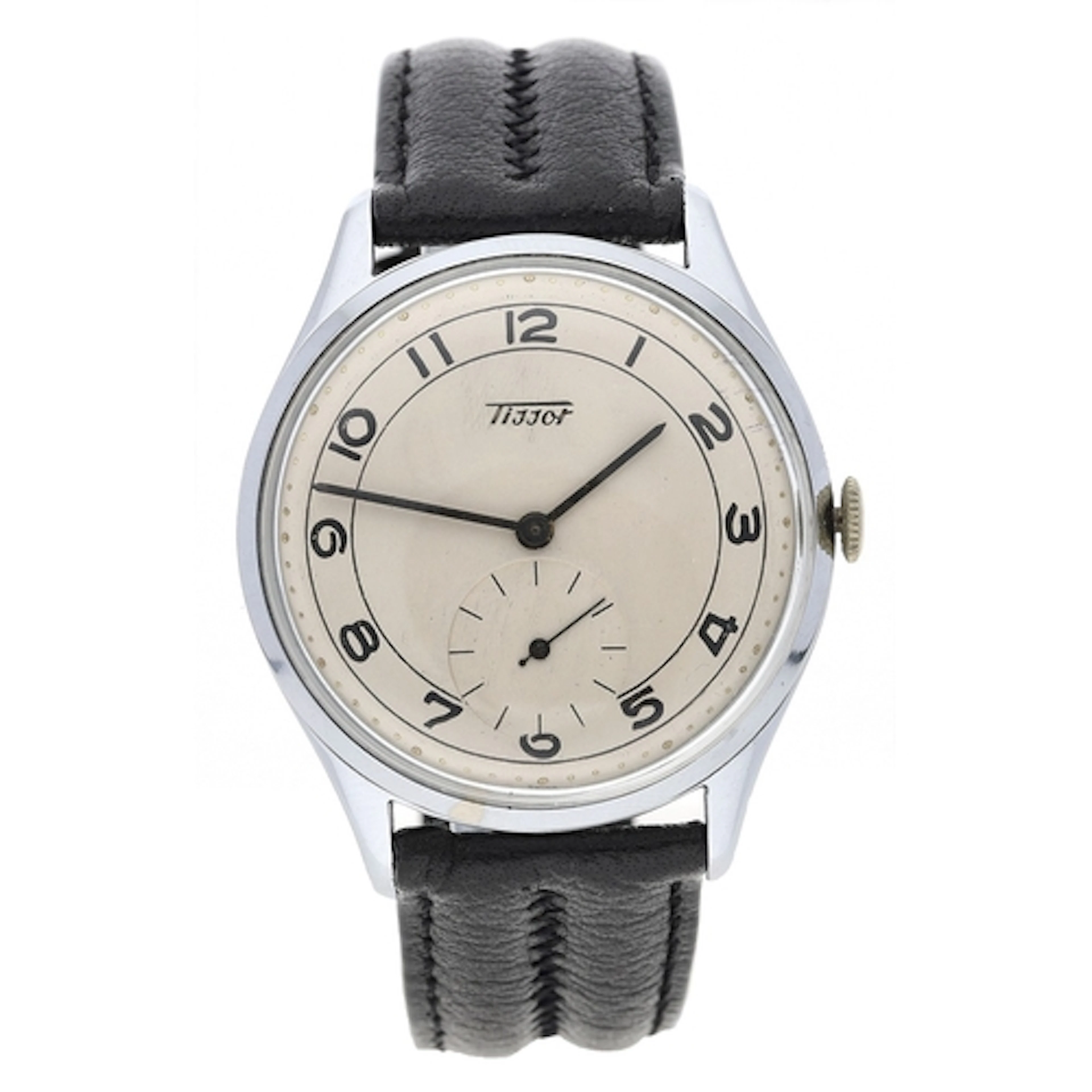 Tissot nickel plated and stainless steel gentleman's wristwa...