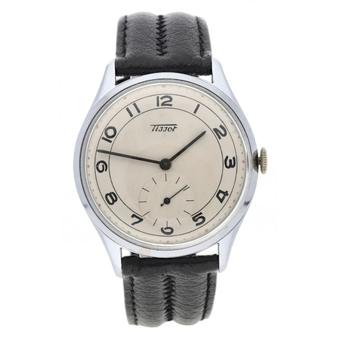 Tissot nickel plated and stainless steel gentleman's wristwa...