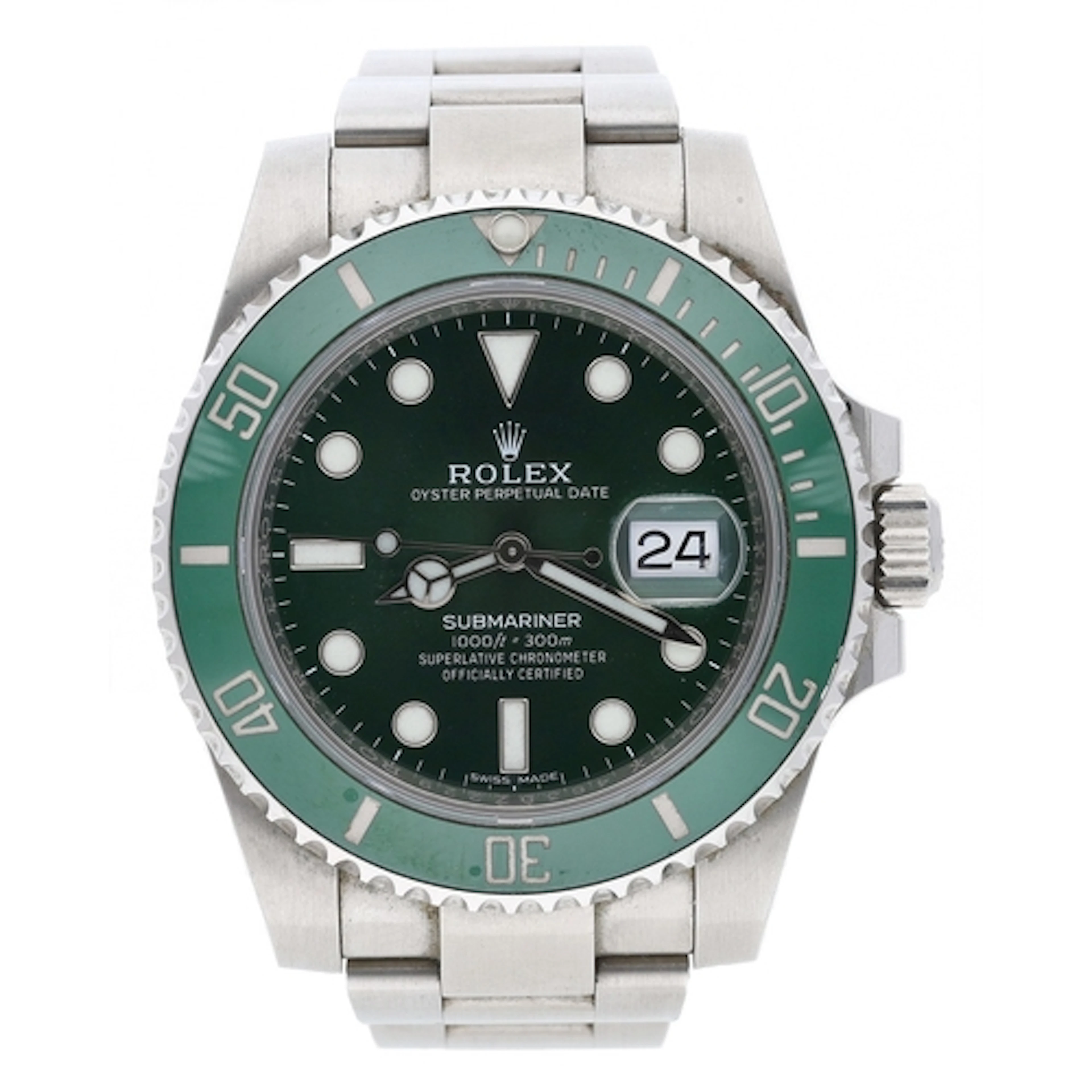 Rolex Oyster Perpetual Date Submariner 'Hulk' stainless stee...