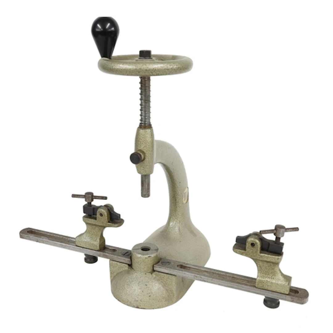 Bergeon clock bushing tool; with accessories/attachments, no...