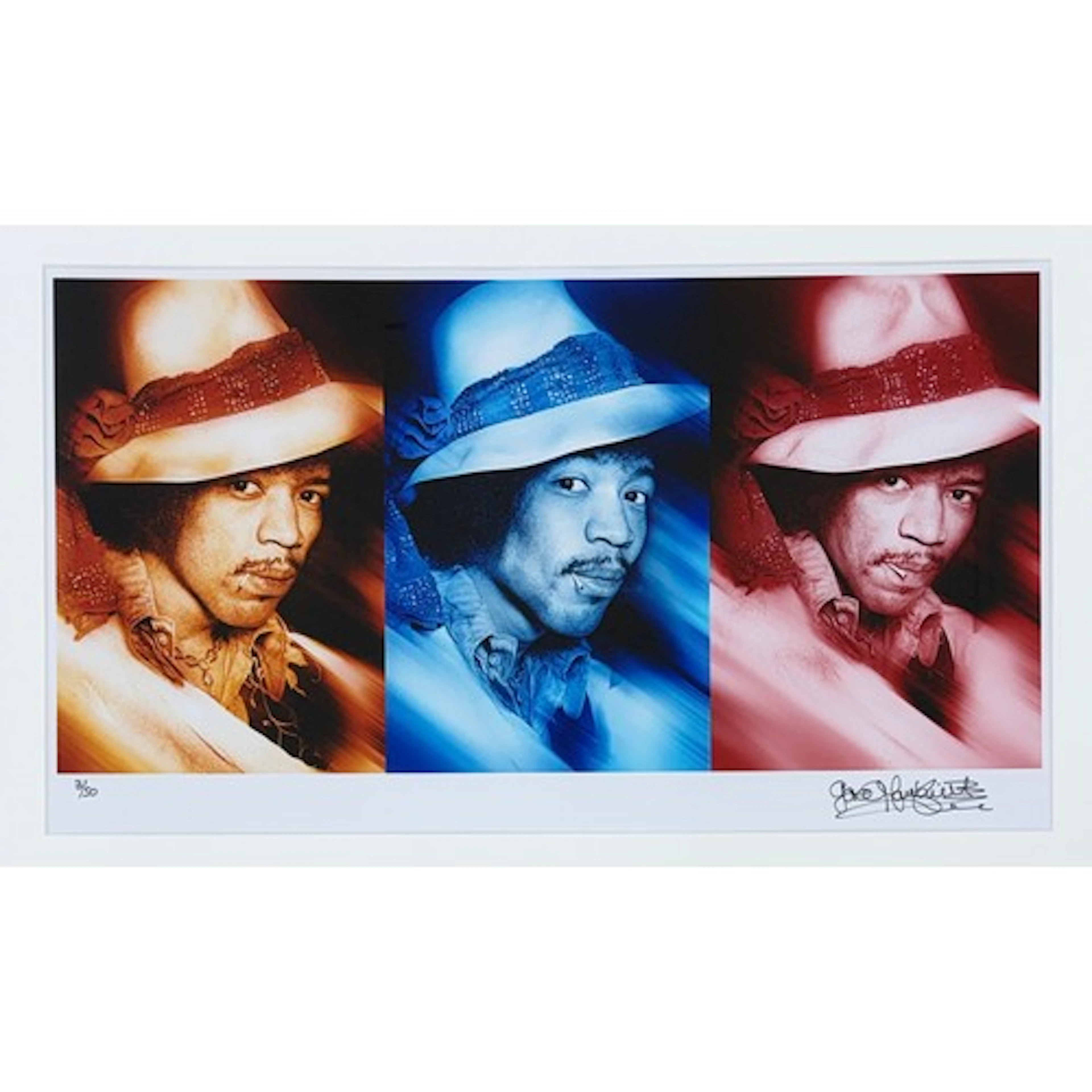 Gered Mankowitz (born 1946) - Jimi Hendrix 'Hat' Triptych, 1...