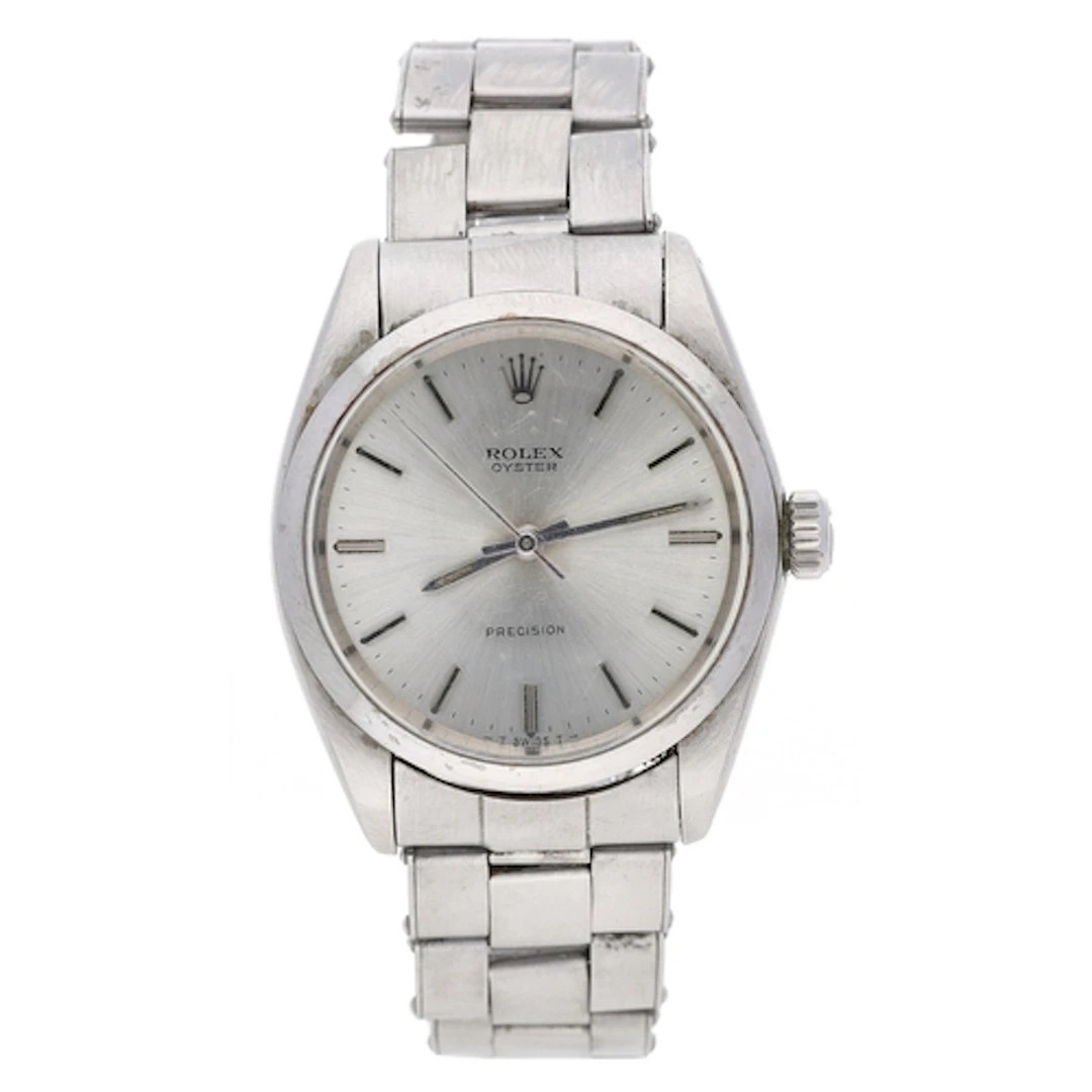 Rolex Oyster Precision stainless steel gentleman's wristwatc...