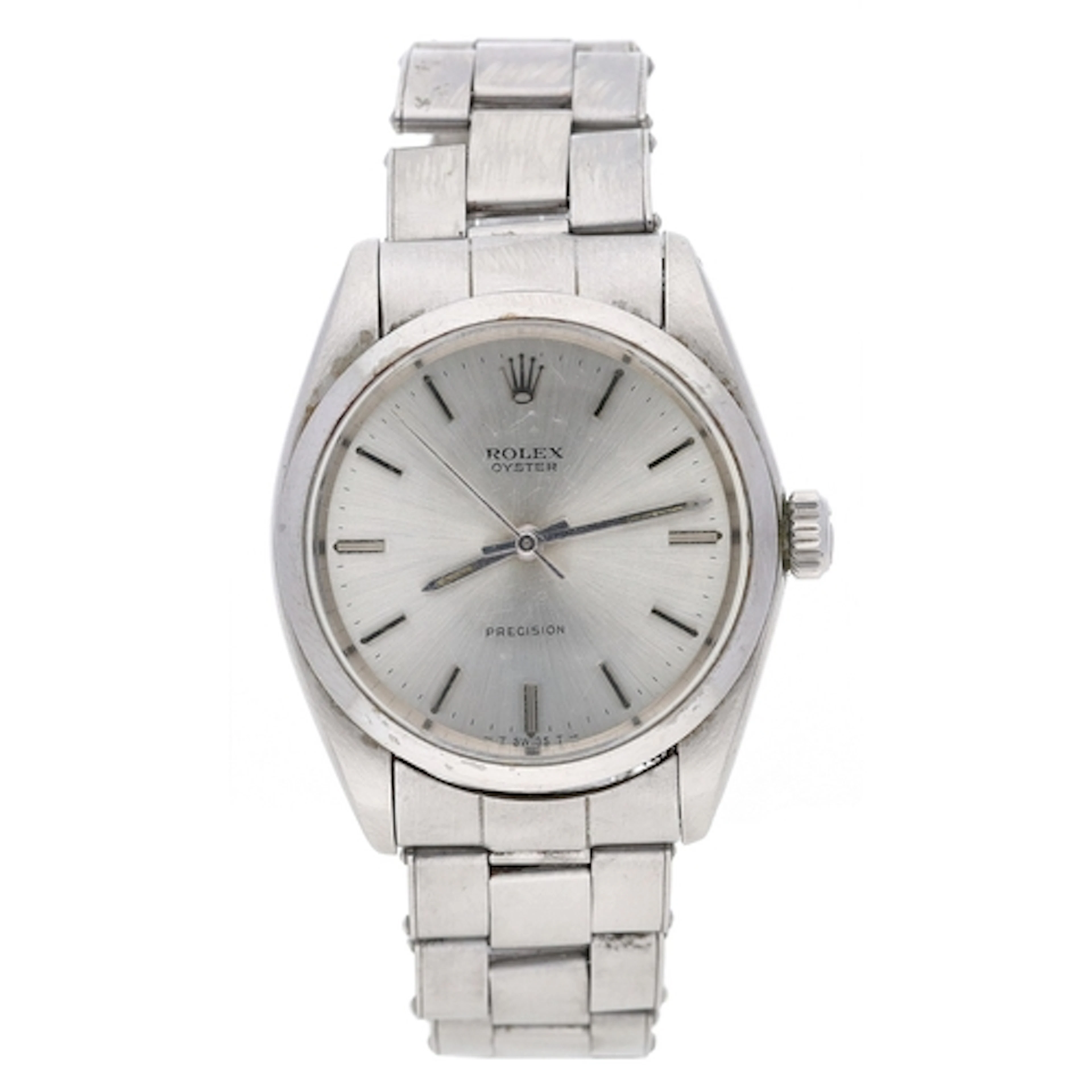 Rolex Oyster Precision stainless steel gentleman's wristwatc...
