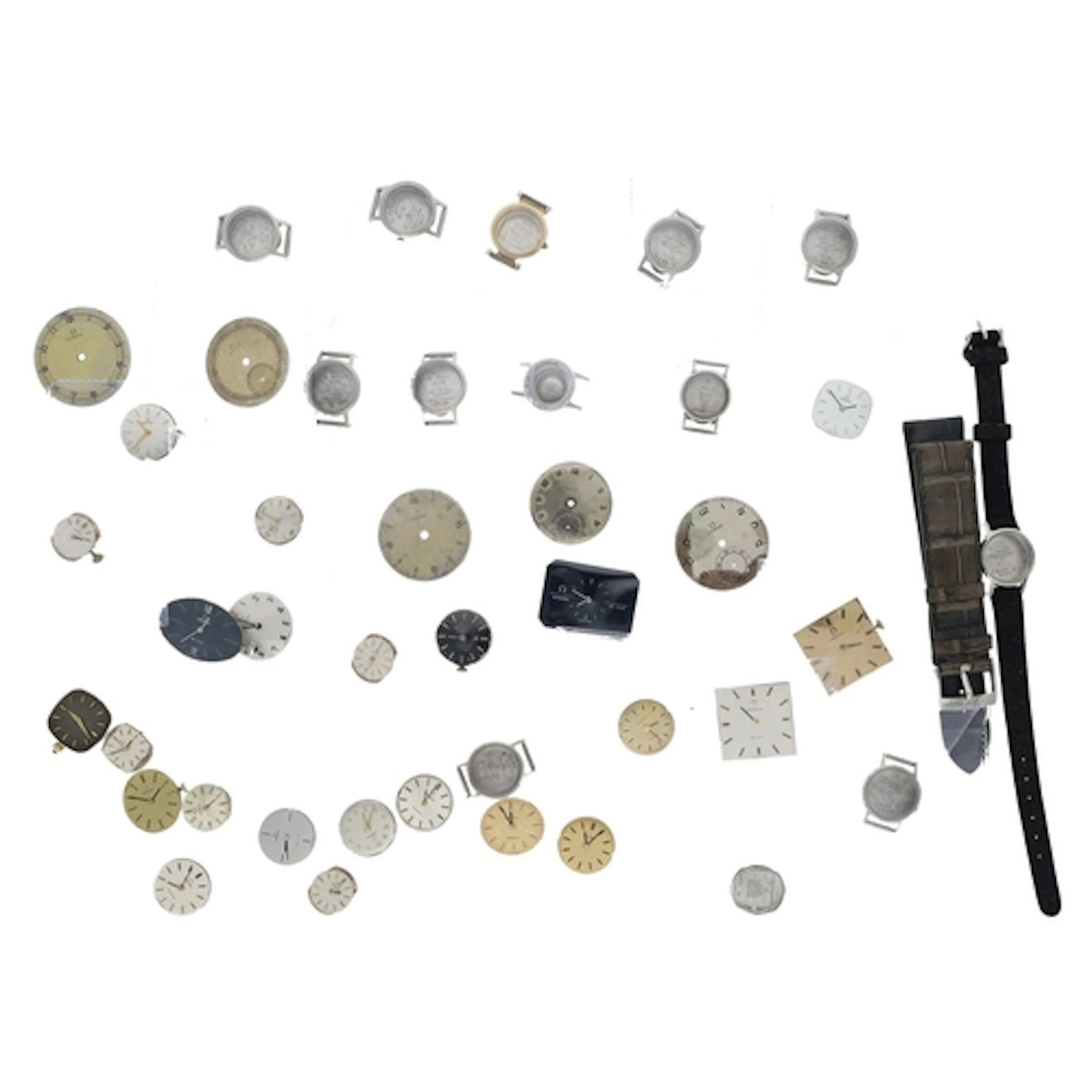 Omega/Longines - quantity of Omega ladies wristwatch movemen...