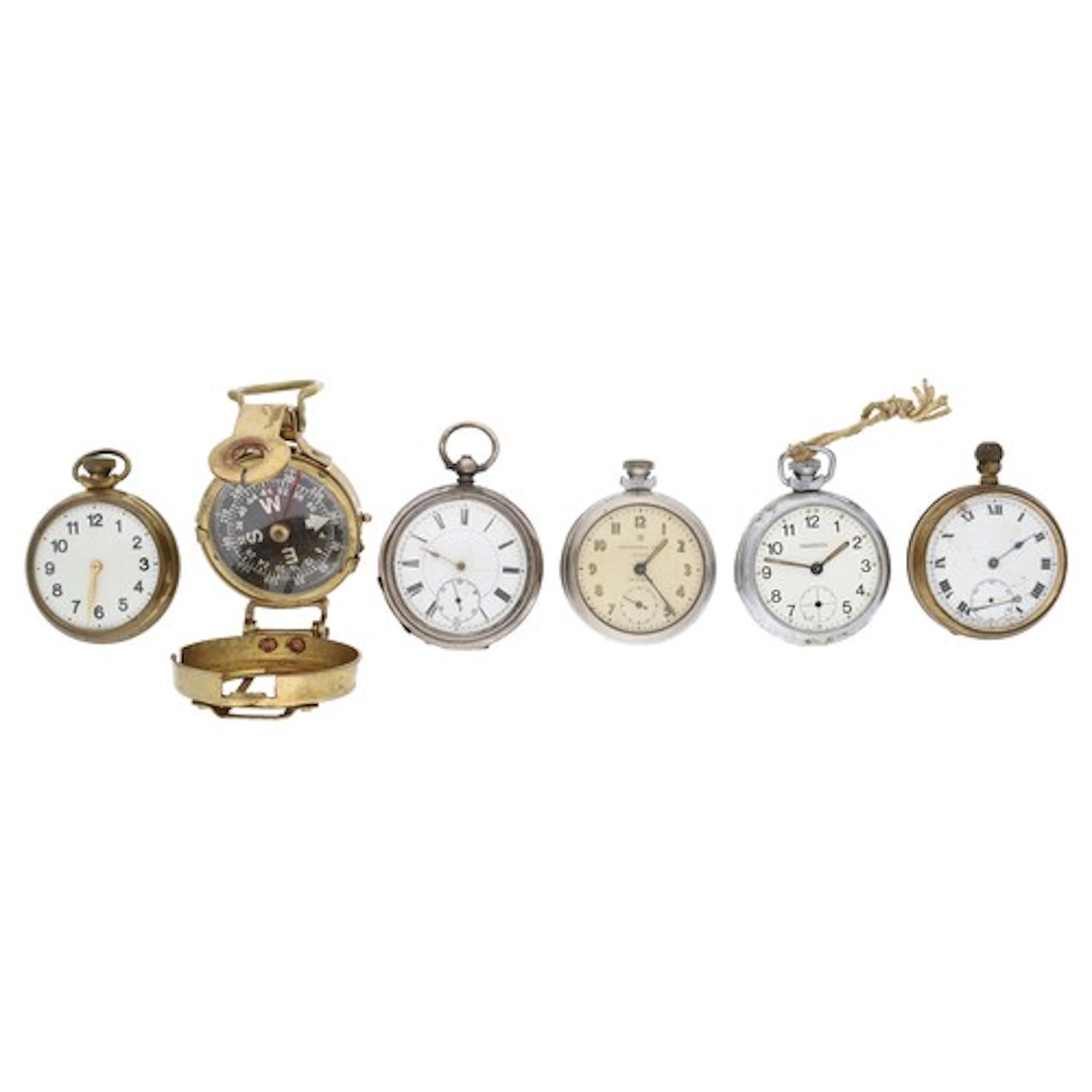 Silver (0.925) lever engine turned pocket watch for repair, ...